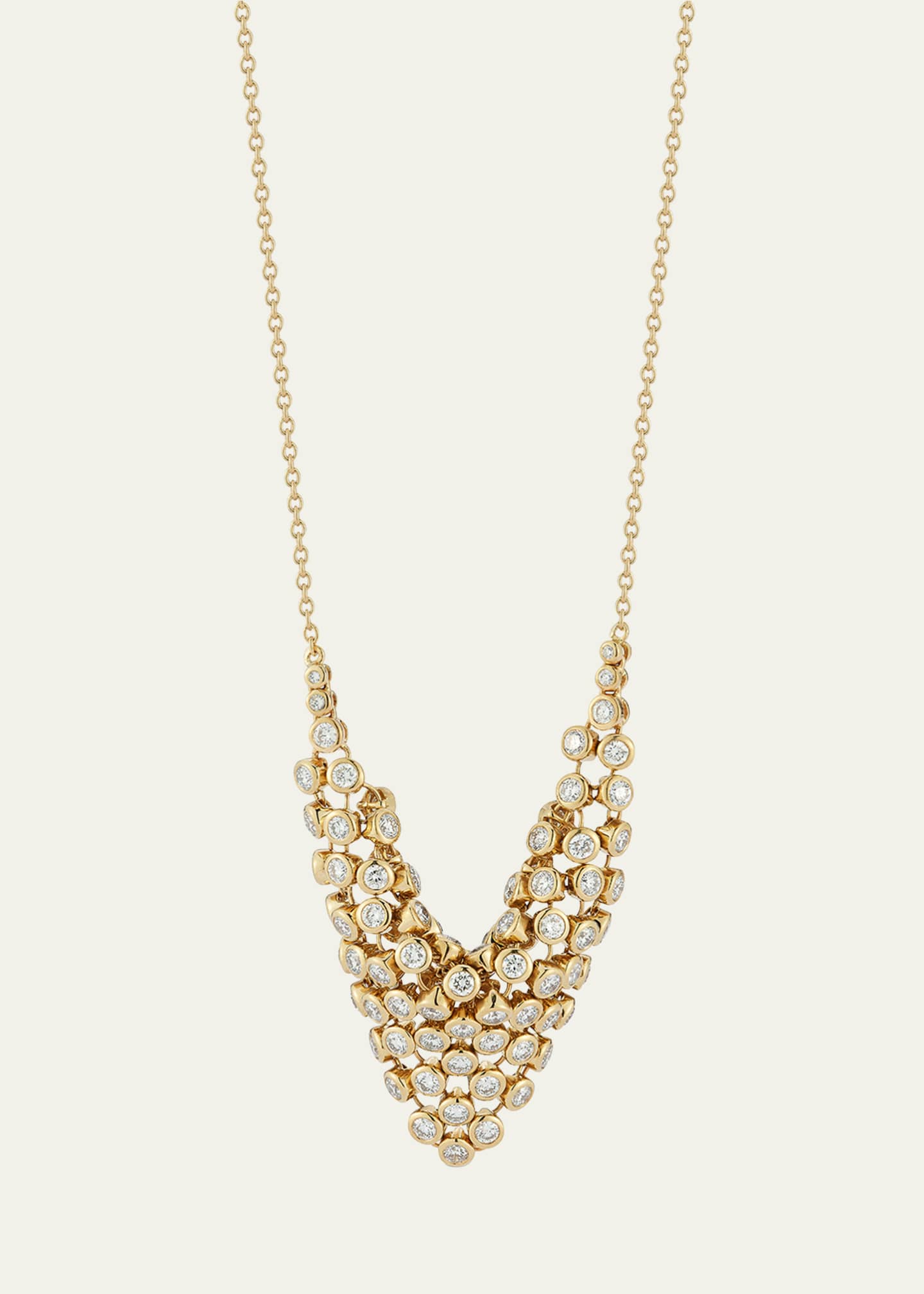 ONDYN Large Diamond Bias Pendant Necklace, 22"L