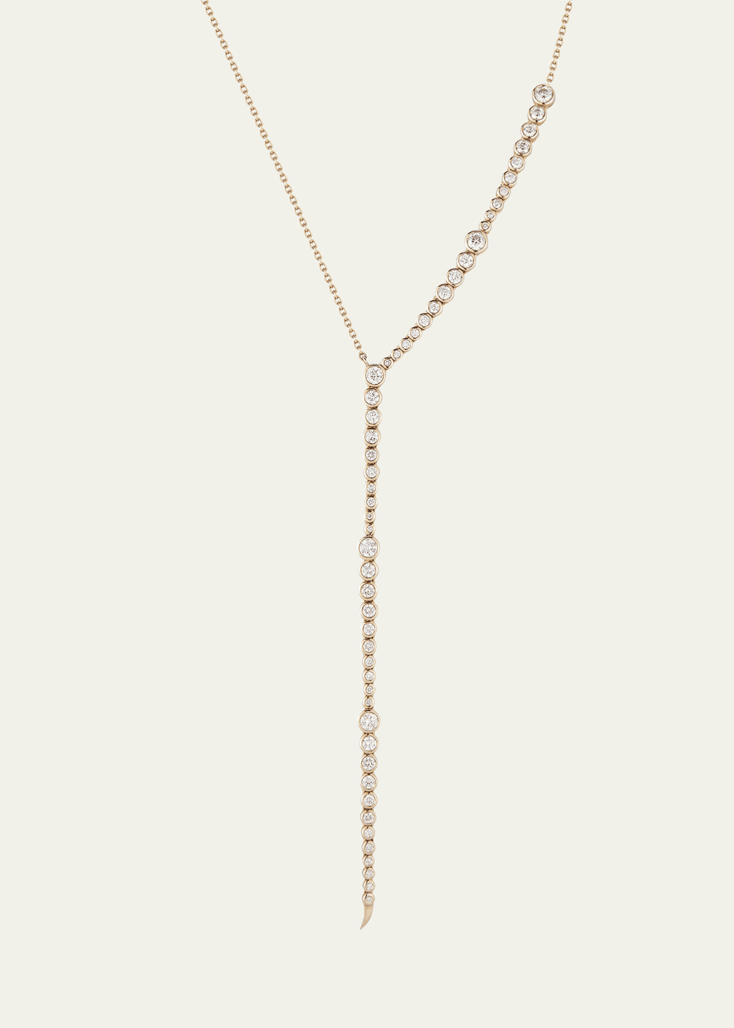 ONDYN Simone Necklace with Diamonds, 18"L