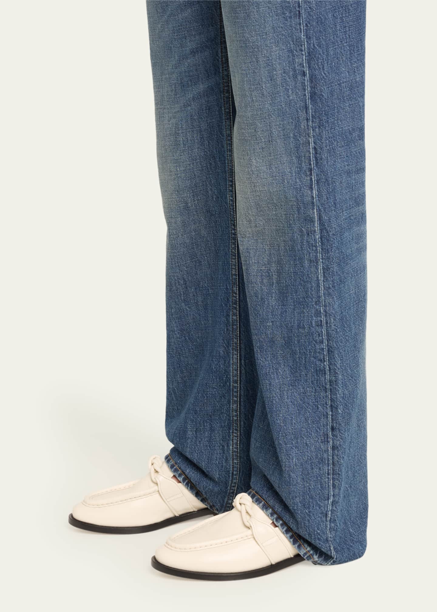 Bottega Veneta Astaire Knot Leather Loafers Image 2 of 5