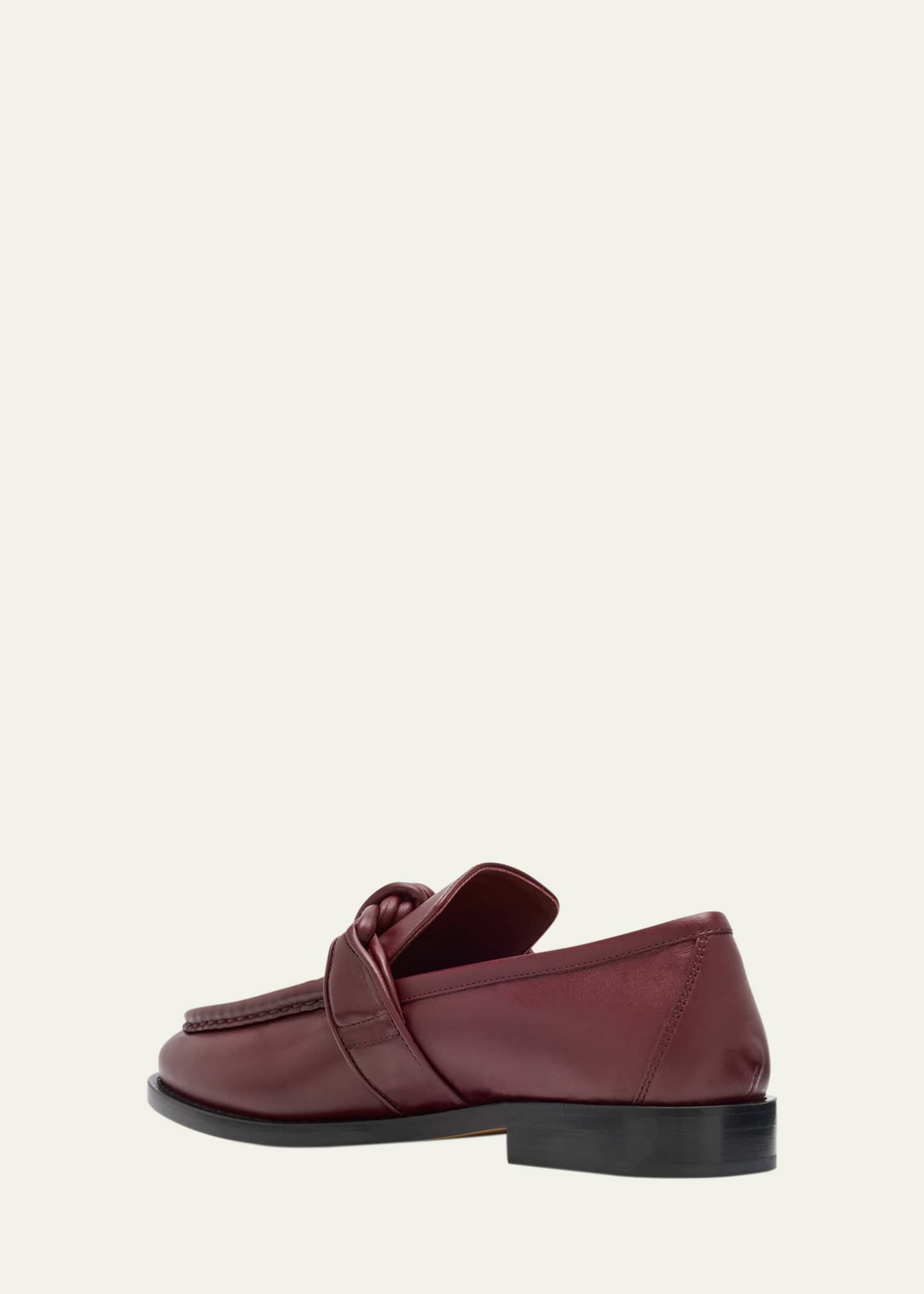 Bottega Veneta Astaire Knot Leather Loafers Image 4 of 6