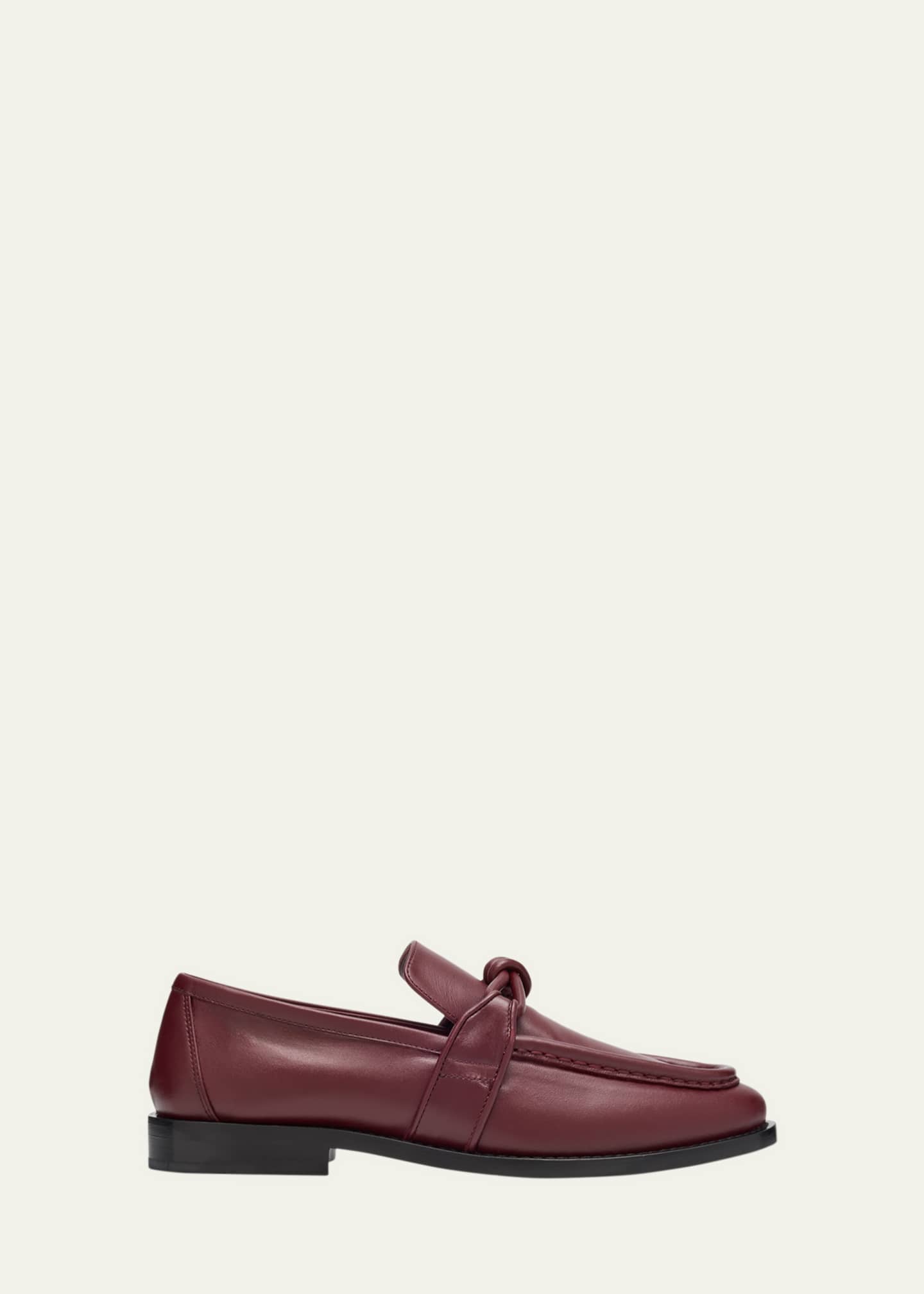 Bottega Veneta Astaire Knot Leather Loafers Image 1 of 6