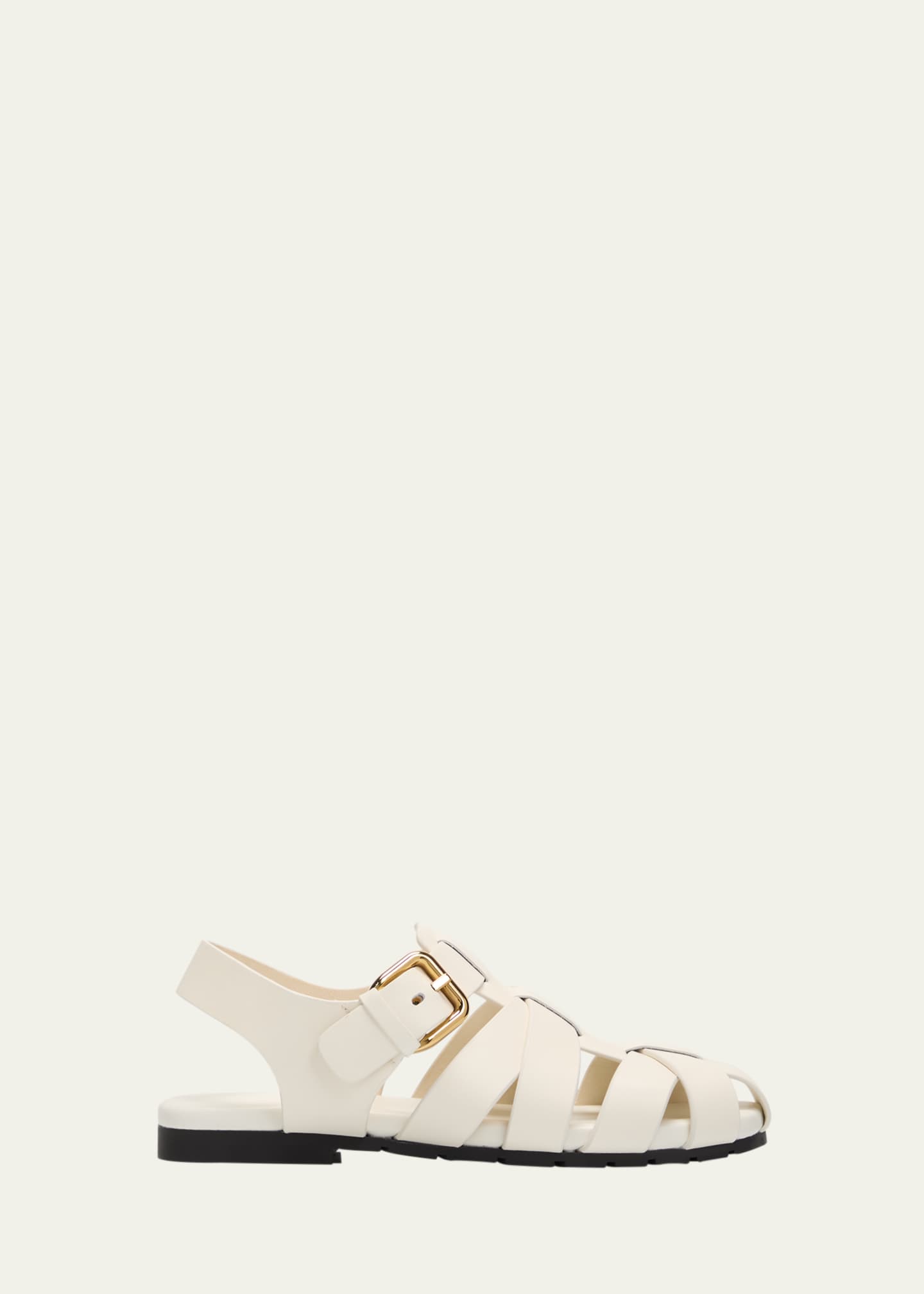 Bottega Veneta Alfie Leather Fisherman Sandals Image 1 of 5