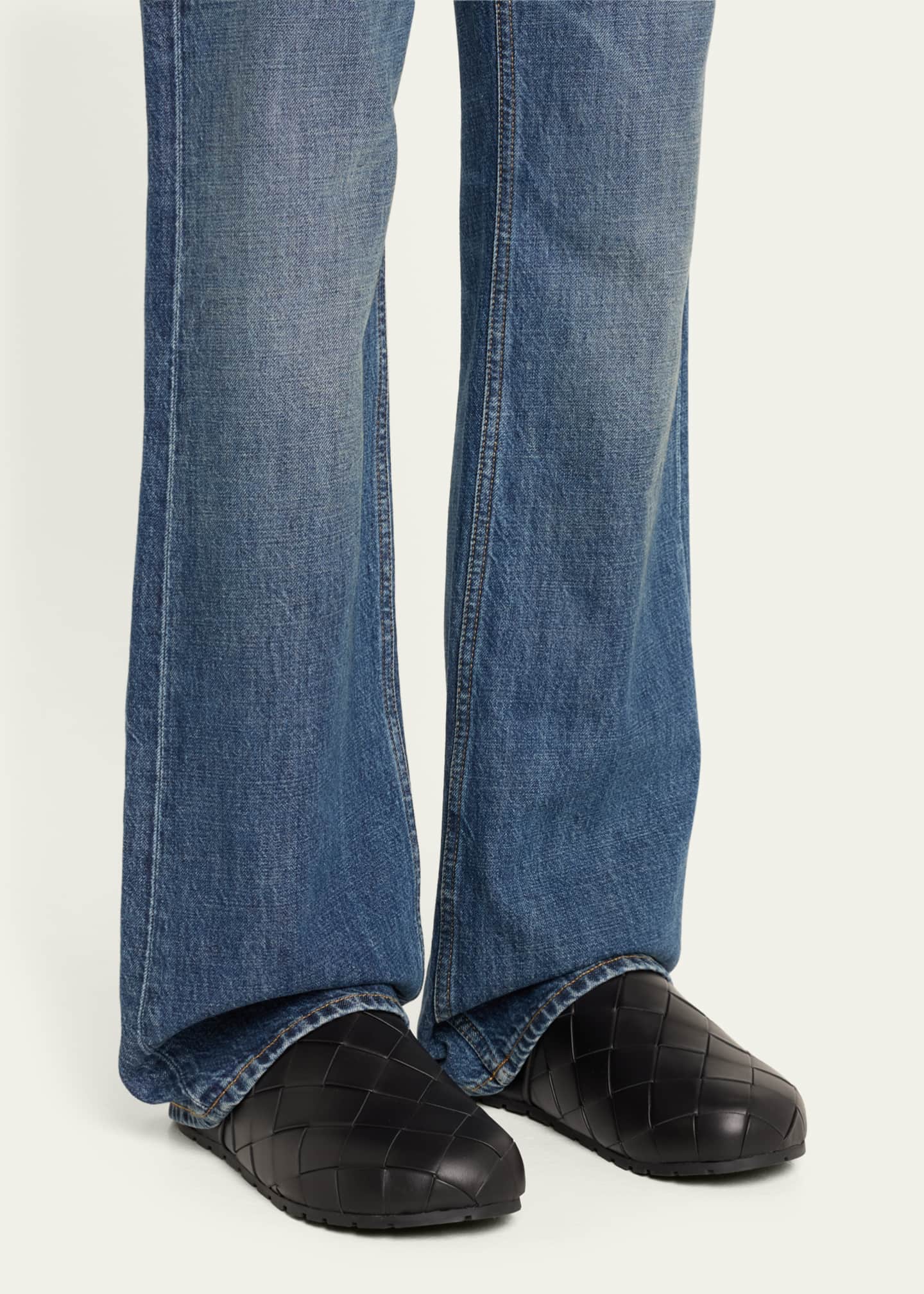 Bottega Veneta Reggie Woven Leather Slipper Mules Image 2 of 5