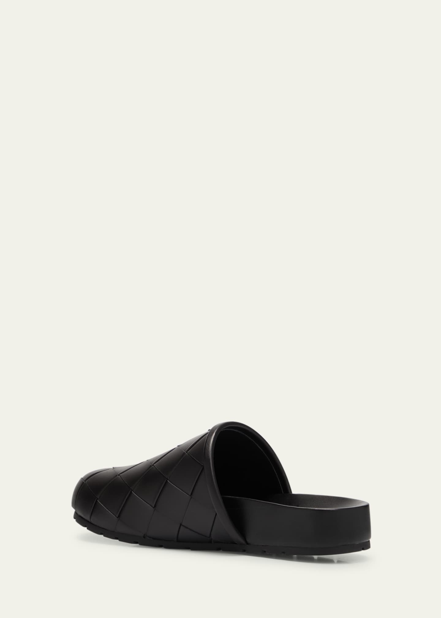 Bottega Veneta Reggie Woven Leather Slipper Mules Image 4 of 5