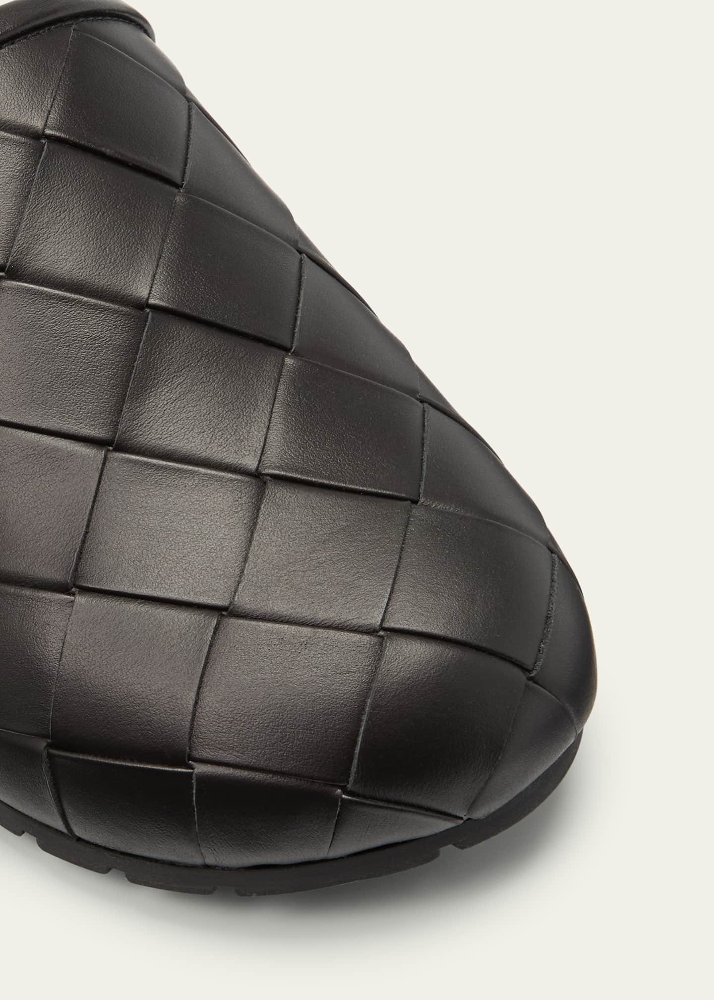 Bottega Veneta Reggie Woven Leather Slipper Mules Image 5 of 5