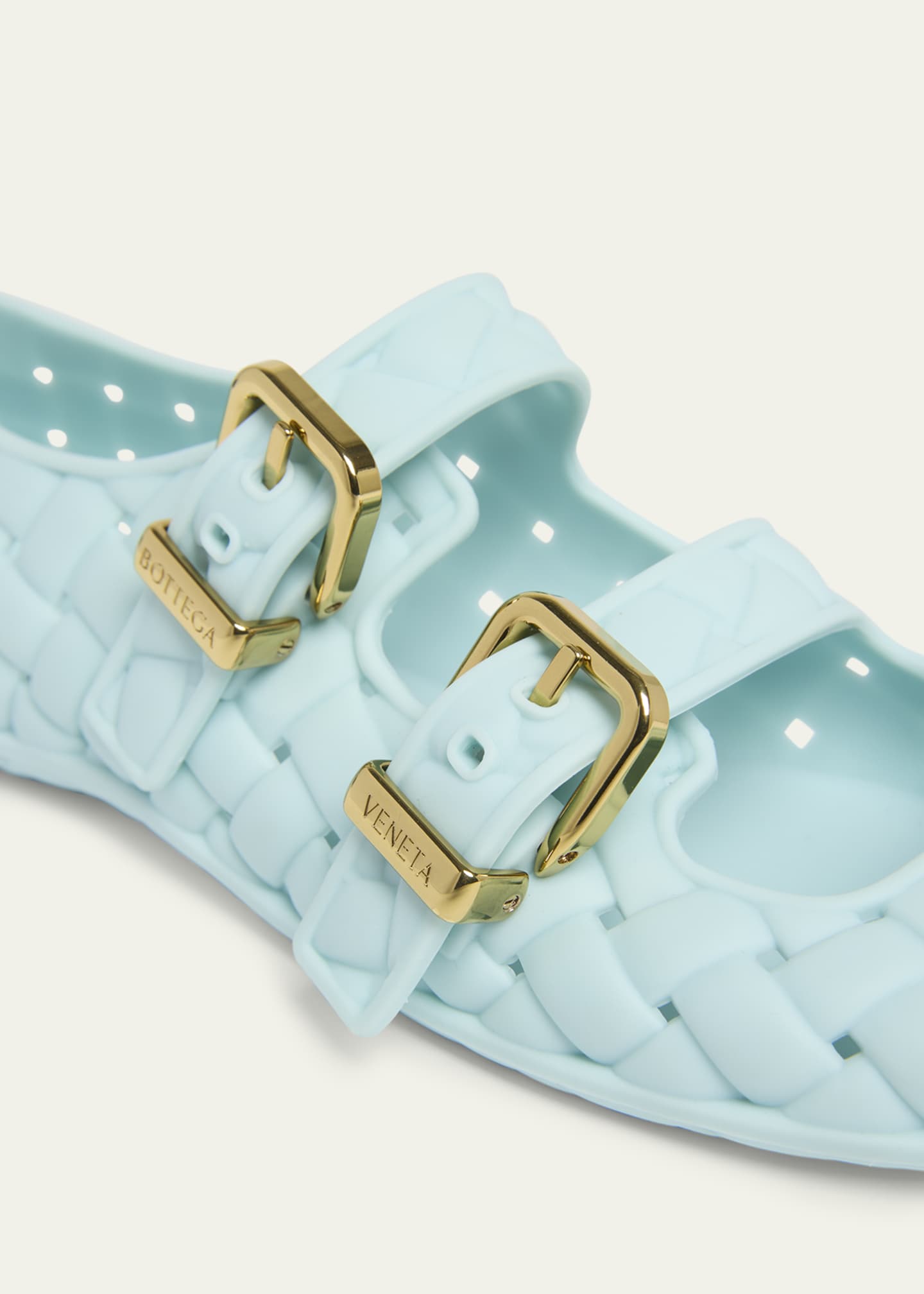 Bottega Veneta Amy Intreccio Dual Mary Jane Ballerina Flats Image 5 of 6