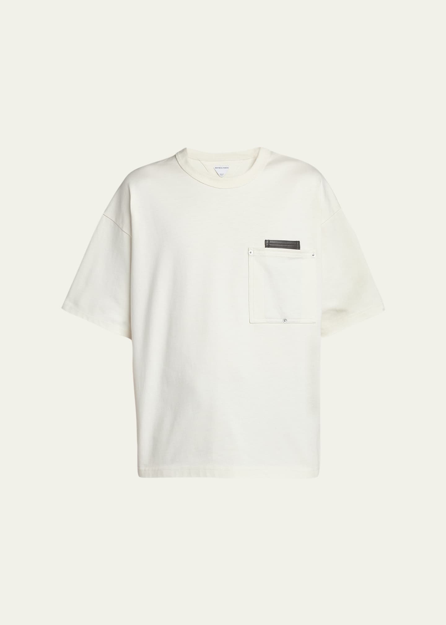 Bottega Veneta Men's Heavy Japanese Jersey T-Shirt Image 1 of 5