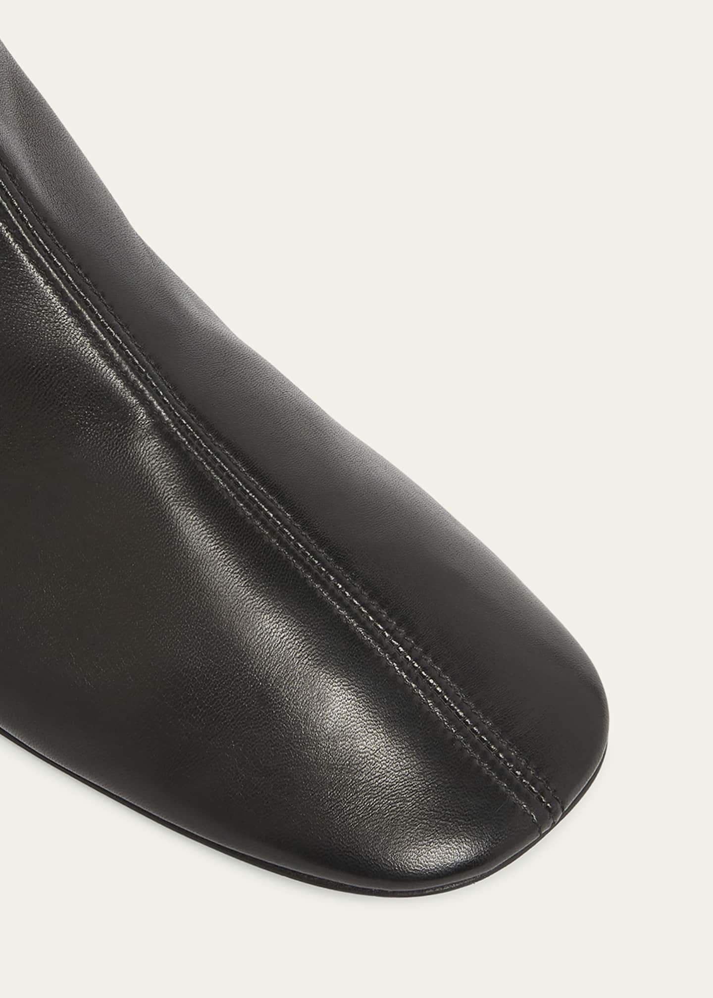 Dries Van Noten Men s Flat Sole Slim Leather Ankle Boots