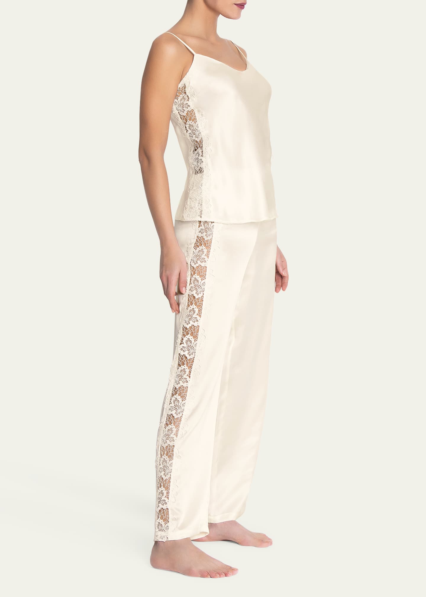 Lise Charmel Princesse Iris Lace-Trim Cami Pajama Top Image 4 of 4
