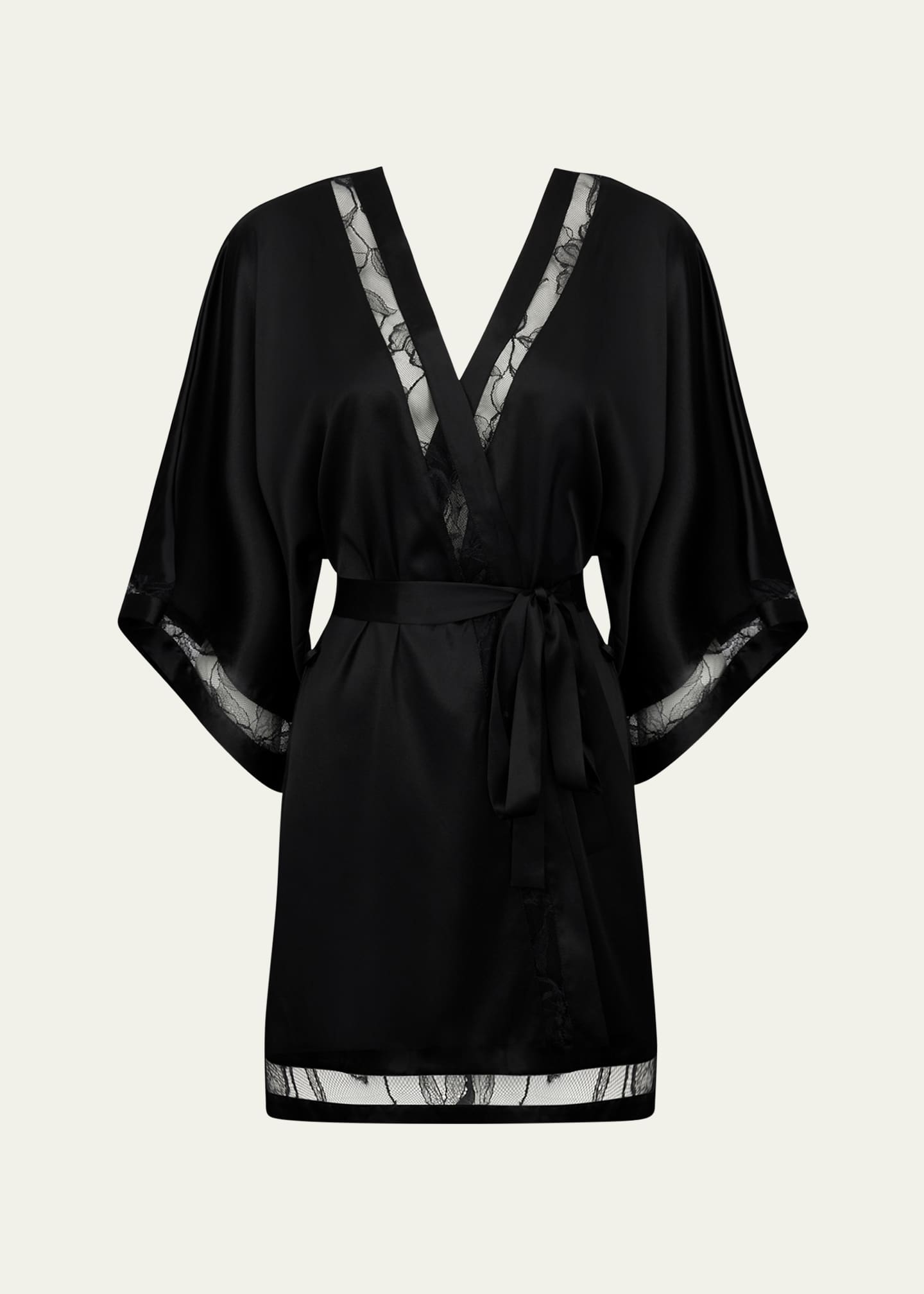 Lise Charmel Adorable En Sexy Lace-Inset Mini Kimono Image 1 of 4