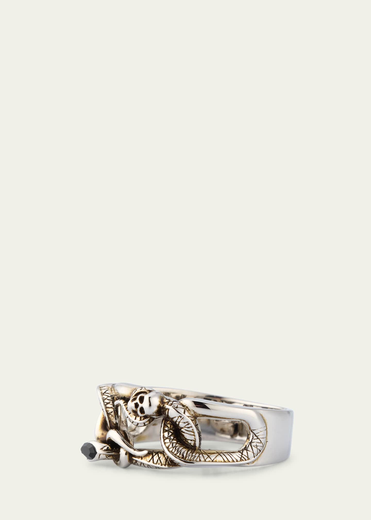 Alexander mcqueen mens ring shop