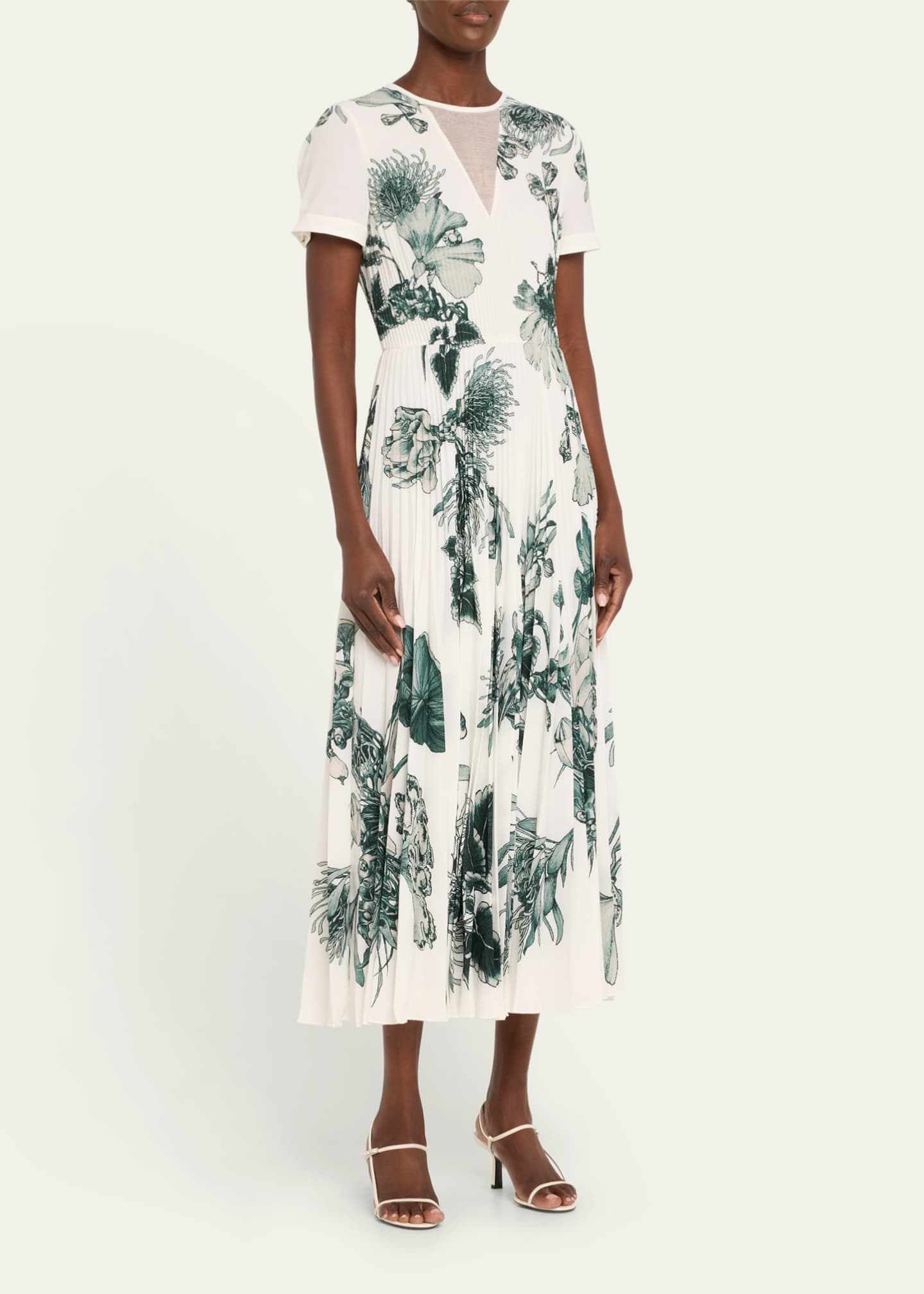 【JASON WU】tiered floral-print silk-crepon ミニ ドレス JASON WU】tiered floral-print silk-crepon ミニ ドレス (Jason