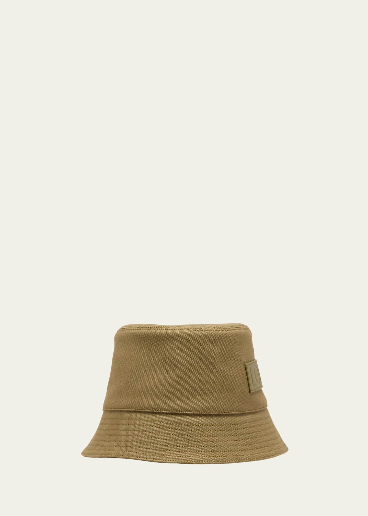 Loewe Men's Leather-Logo Bucket Hat Image 1 of 2