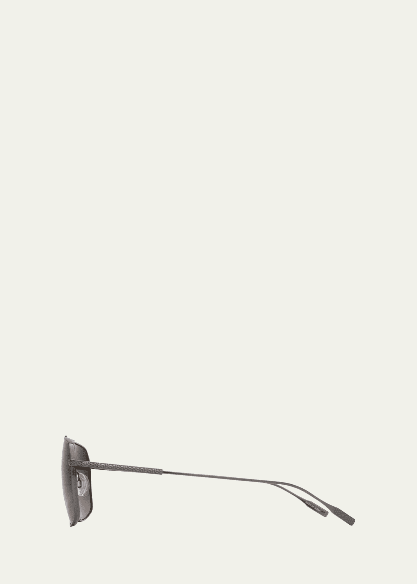 Barton Perreira Men's Renzo Polarized Titanium Rectangle Sunglasses Image 3 of 3