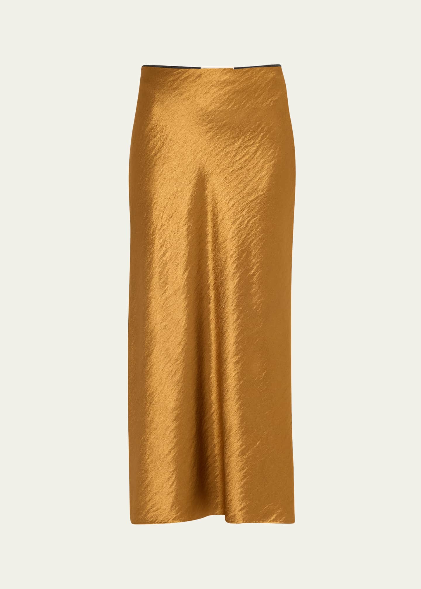 Jason Wu Collection Hammered Satin Midi Slip Skirt