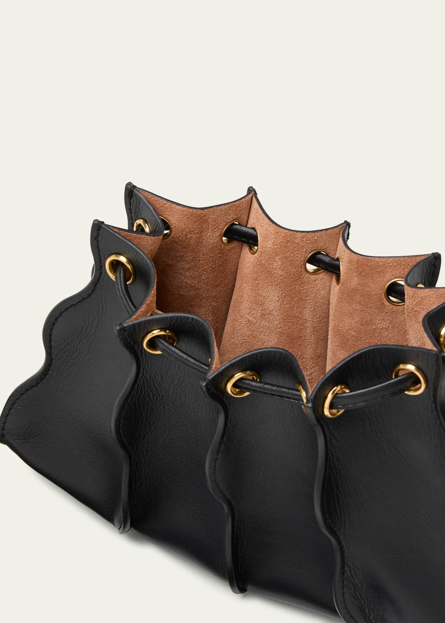 Ulla Johnson Adria Pleated Wave Wristlet Image 4 of 5