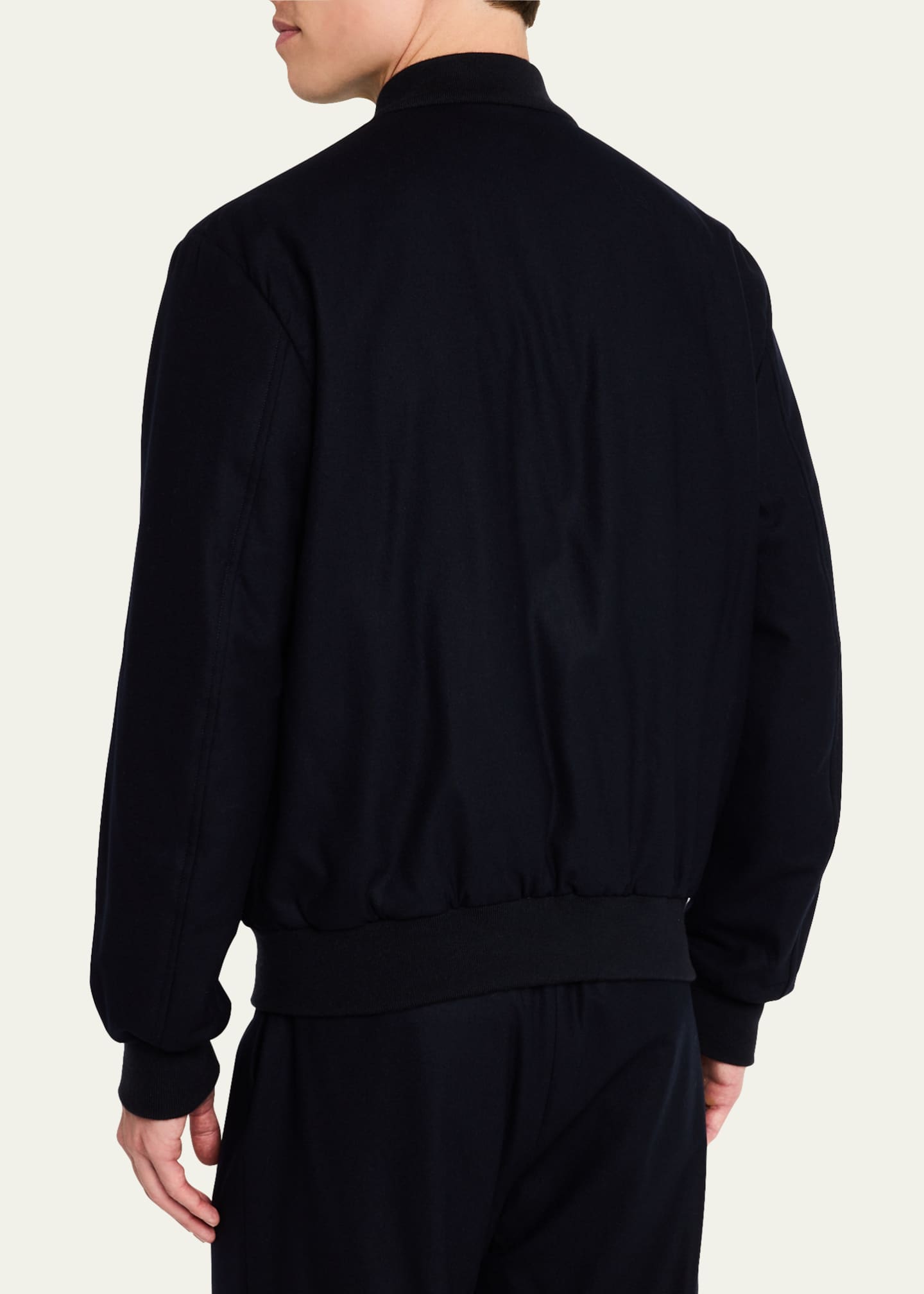 Giorgio Armani Men's Cashmere Bomber Jacket Image 3 of 5