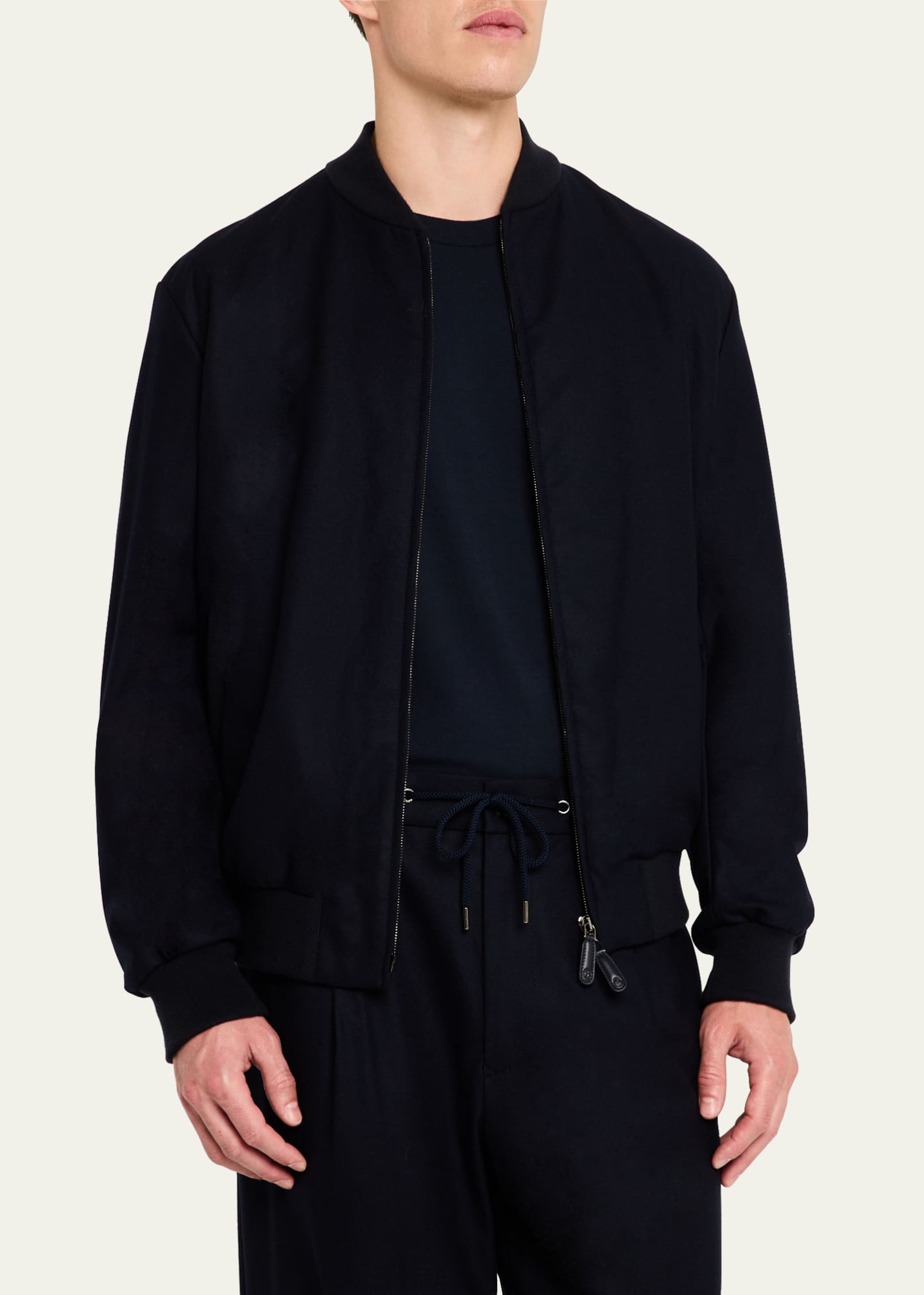 Giorgio Armani Men's Cashmere Bomber Jacket Image 4 of 5