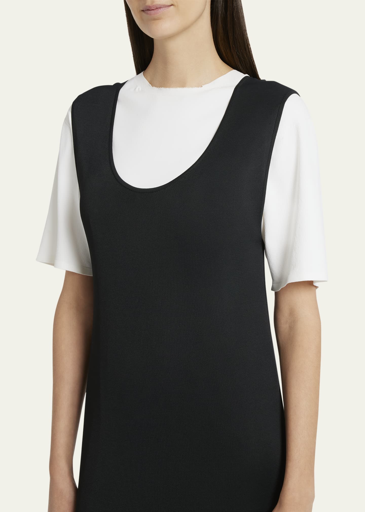THE ROW Agla Scoop-Neck Sleeveless Maxi Dress Image 5 of 5