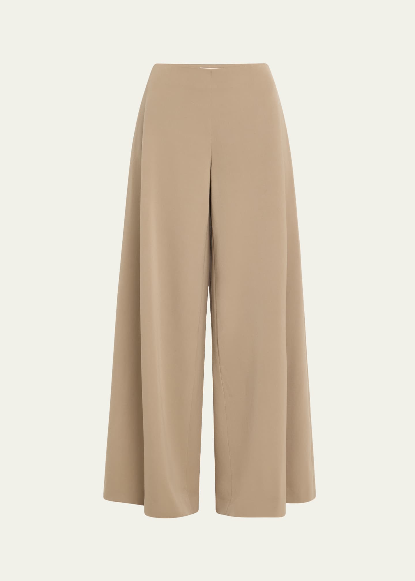 THE ROW Dela Mid-Rise Wide-Leg Pants Image 1 of 5