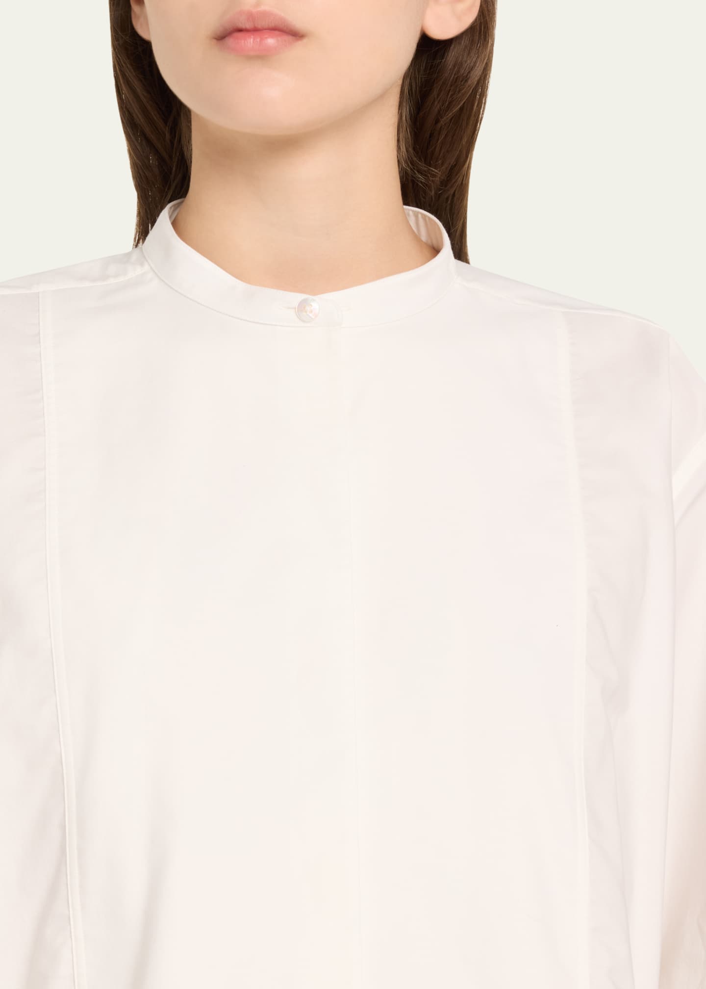 THE ROW Hari Cotton Tunic Shirt Image 5 of 5