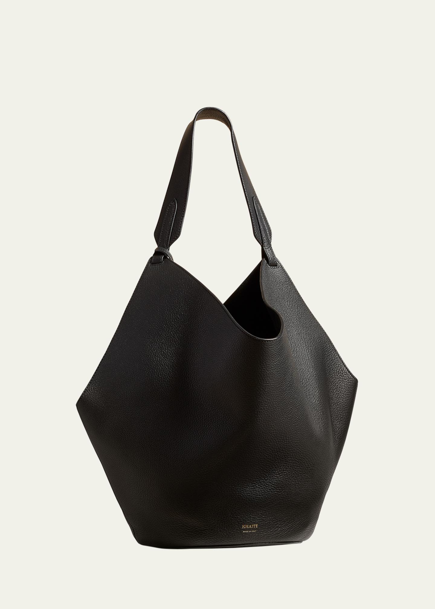 Khaite Lotus Medium Pebbled Leather Tote Bag - Bergdorf Goodman