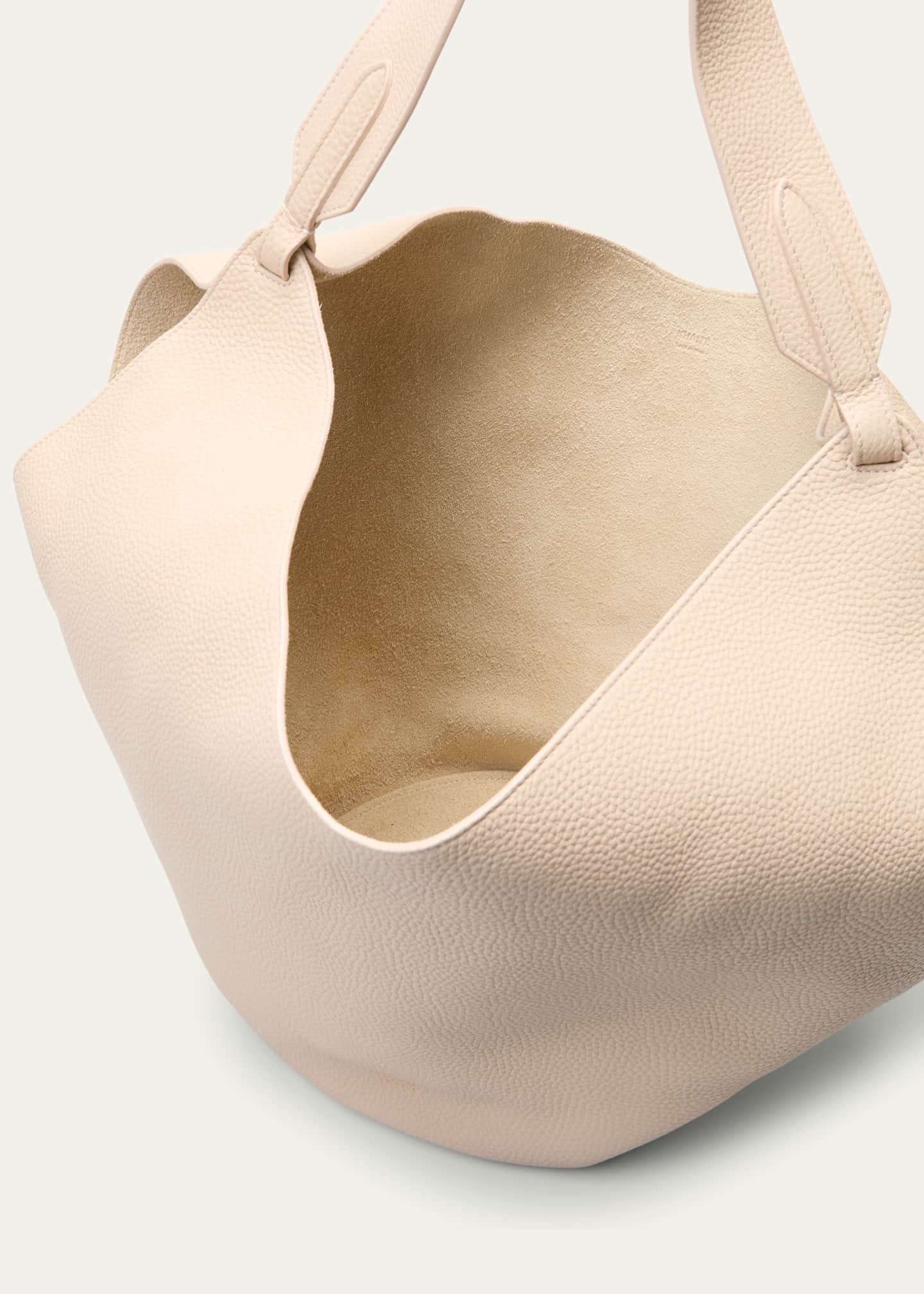 Khaite Lotus Medium Pebbled Leather Tote Bag - Bergdorf Goodman