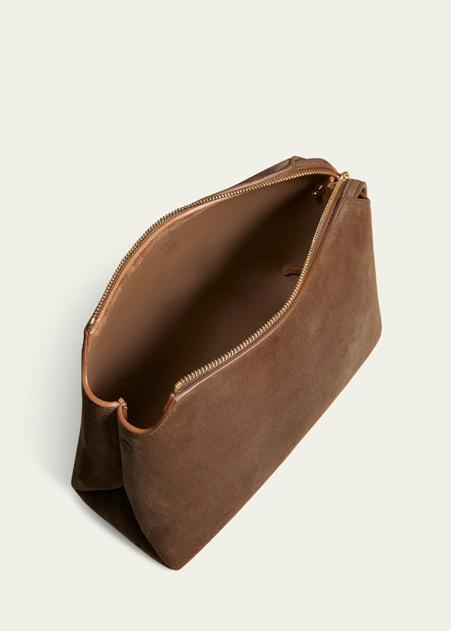 Khaite Lina Medium Suede Crossbody Bag Image 4 of 6
