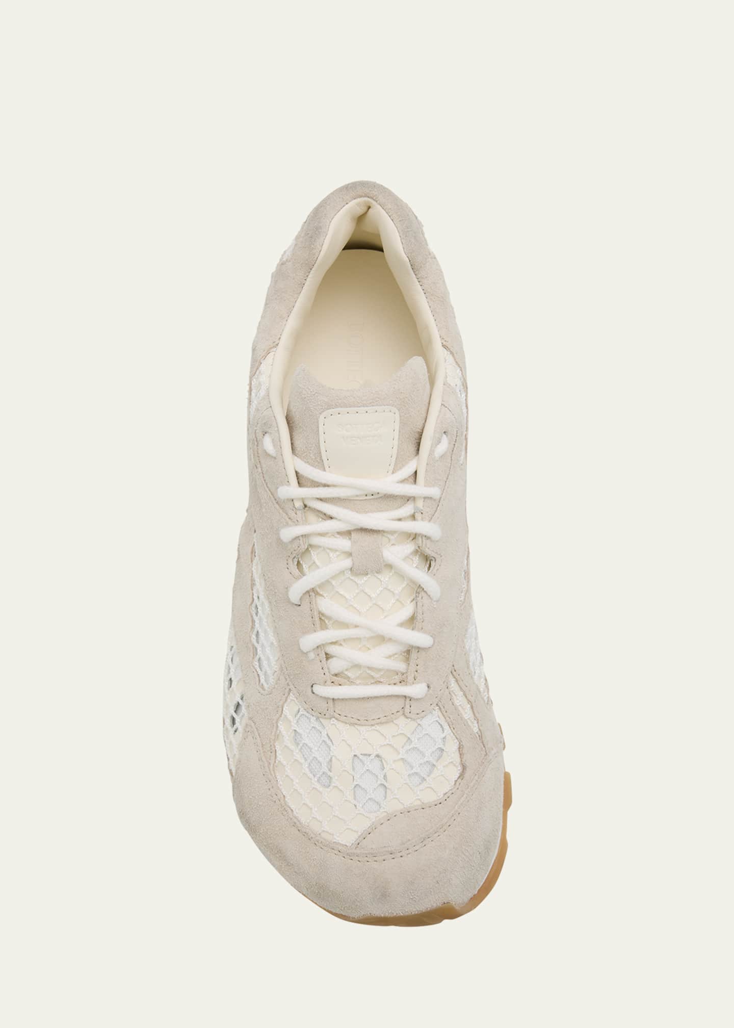 Bottega Veneta Orbit Suede Mesh Runner Sneakers Image 5 of 5