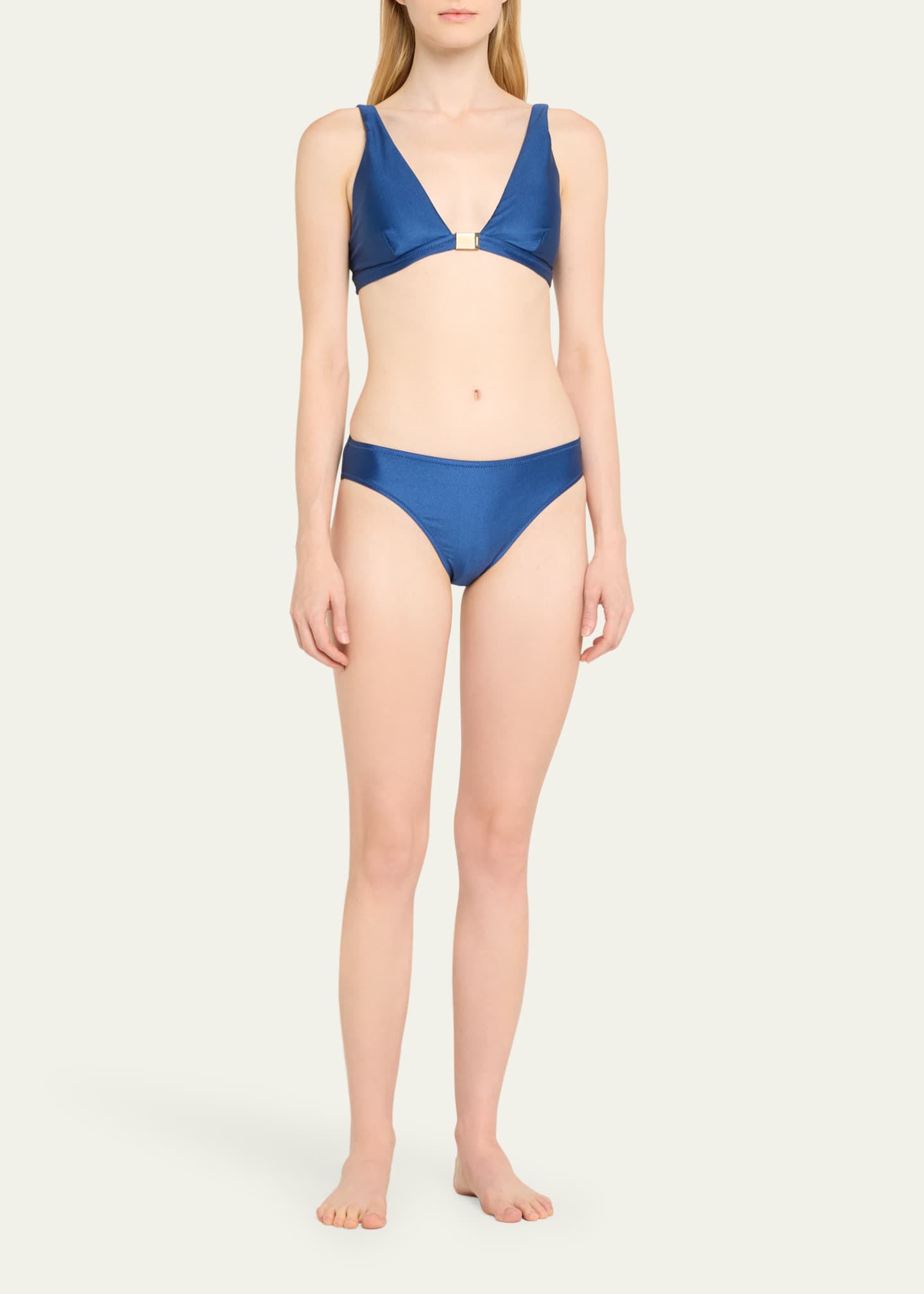 L'Agence Lexie Shimmer Bikini Top Image 2 of 4