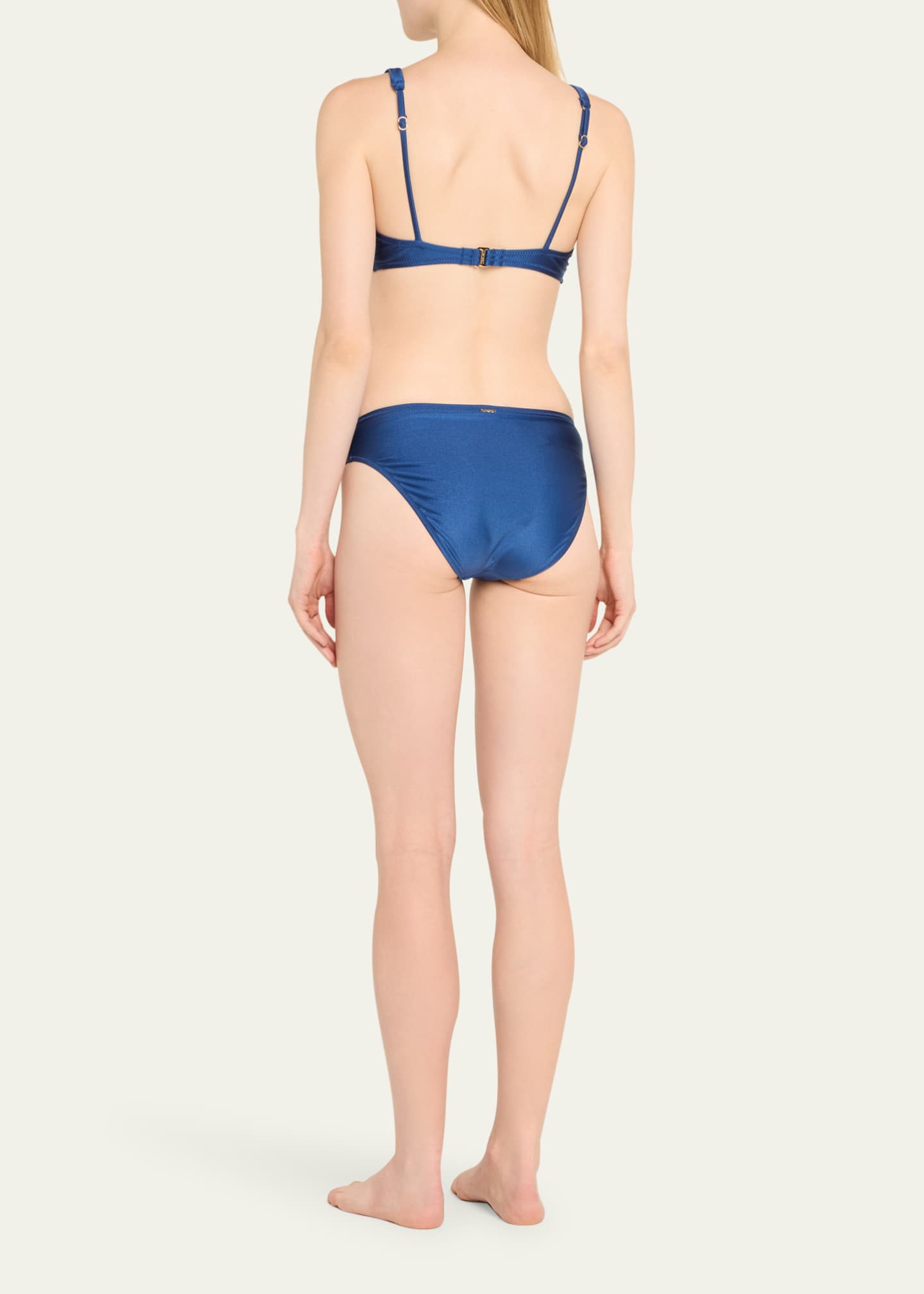 L'Agence Lexie Shimmer Bikini Top Image 3 of 4