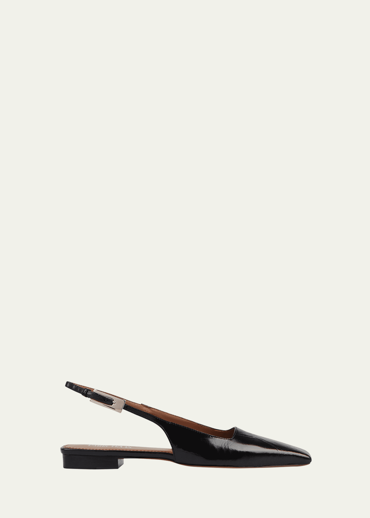 Paris Texas Bettina Croco Slingback Ballerina Flats