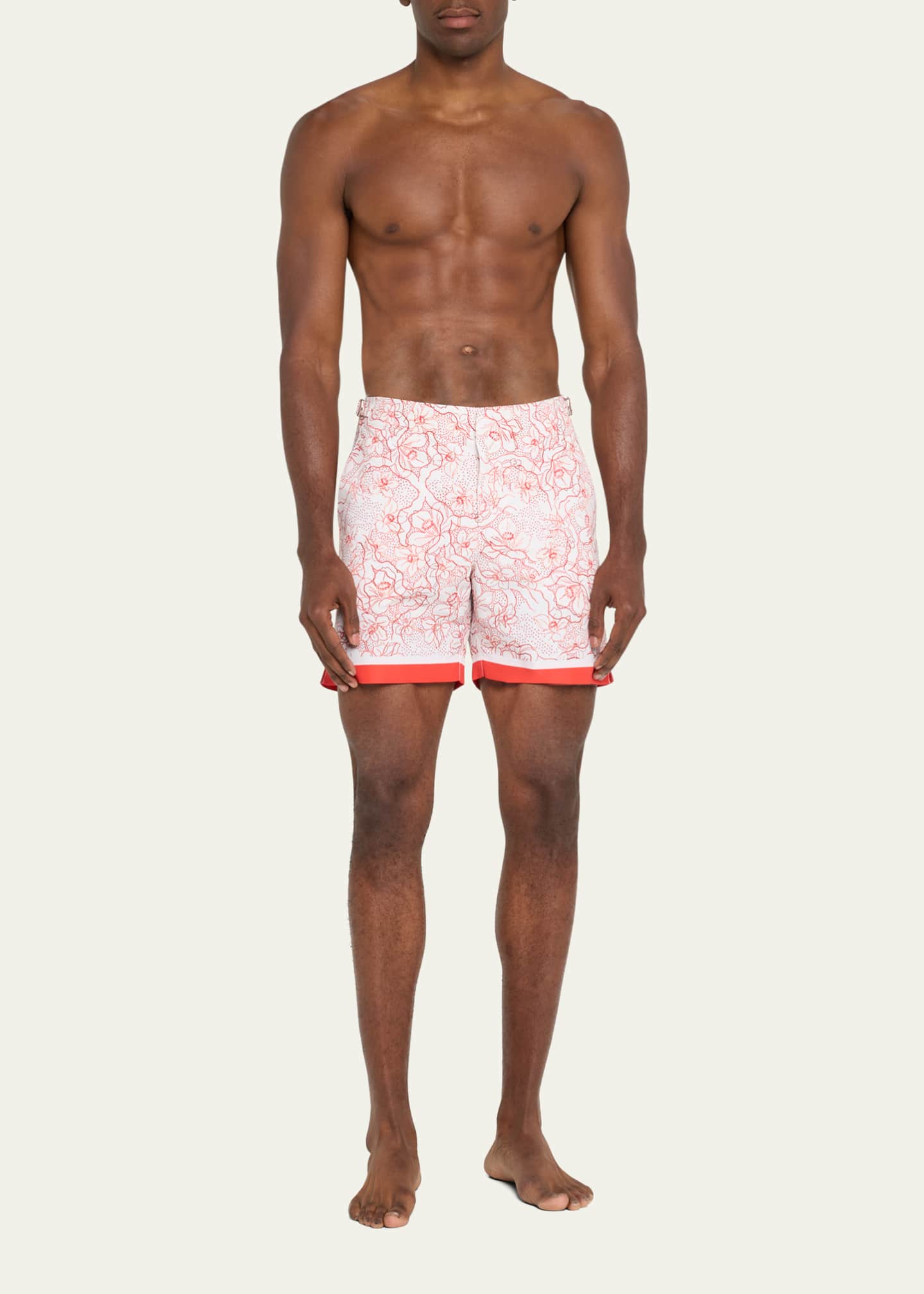Orlebar Brown Men's Foral Nouveau Bulldog Swim Shorts - Bergdorf Goodman