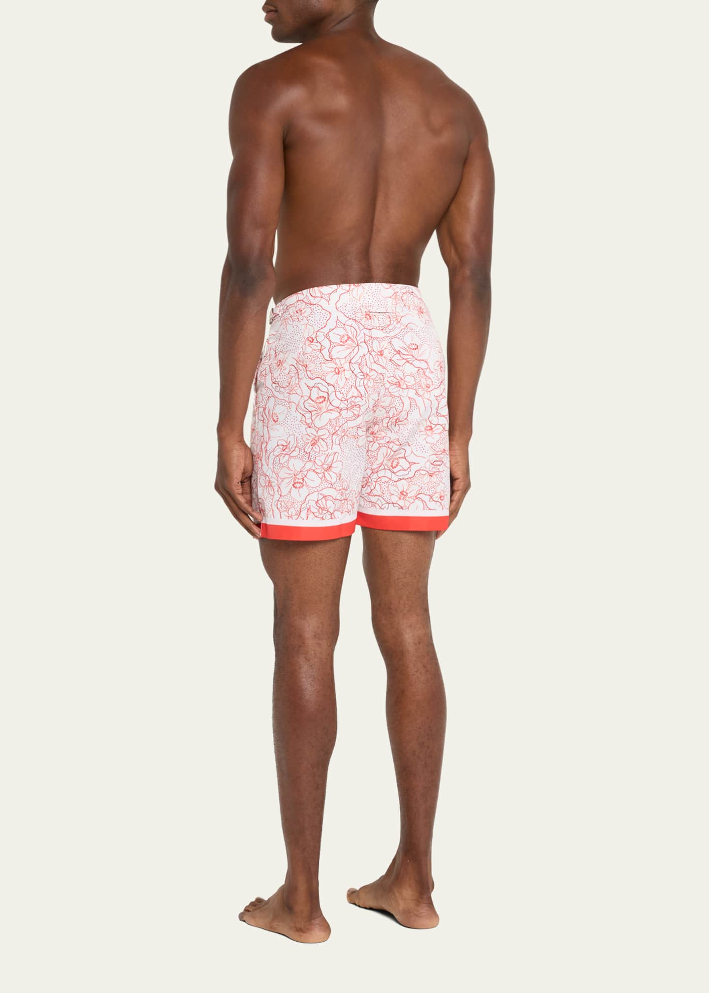 Orlebar Brown Men's Foral Nouveau Bulldog Swim Shorts - Bergdorf Goodman