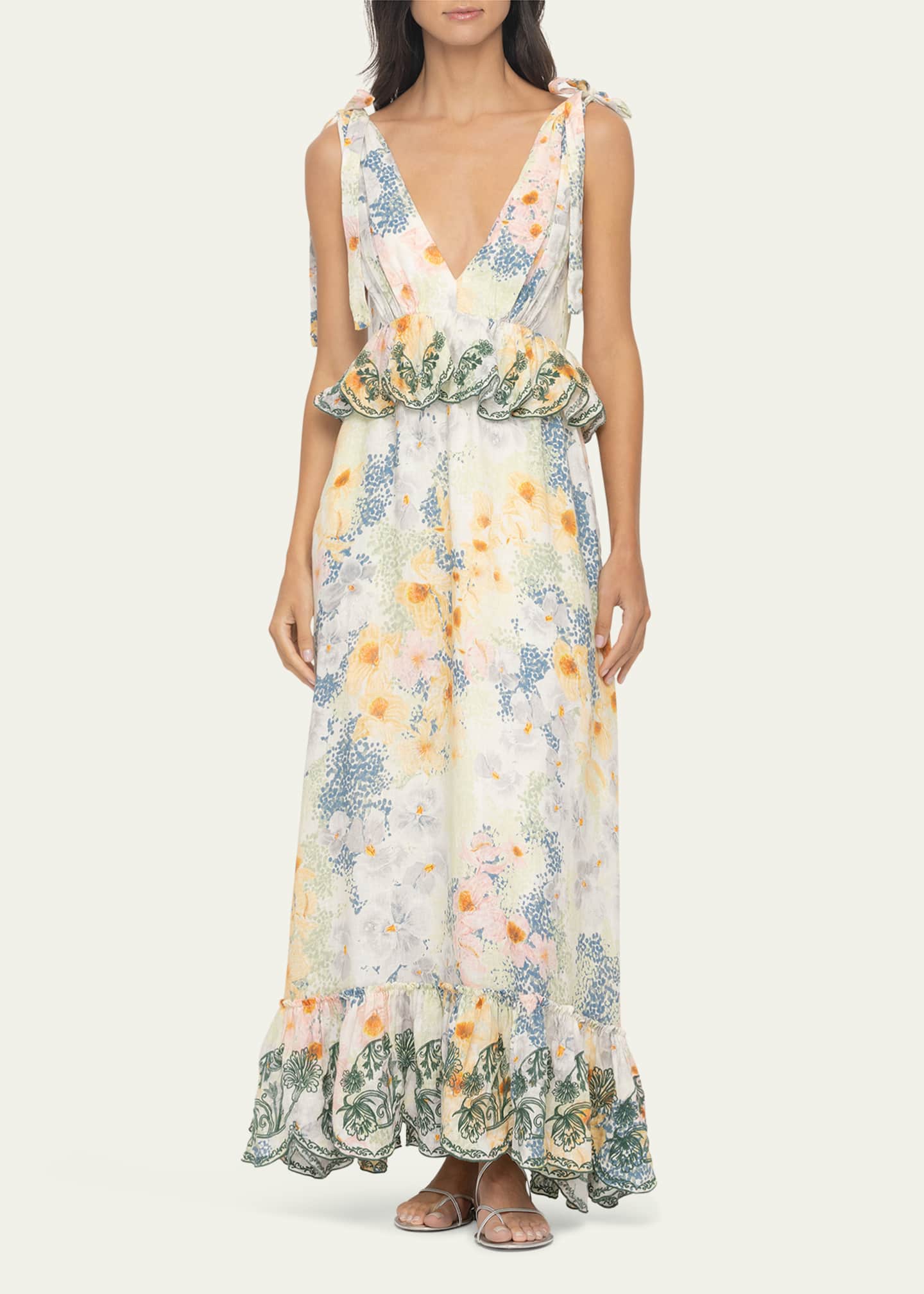 Agua by Agua Bendita Floral Infinito Maxi Dress Image 2 of 4
