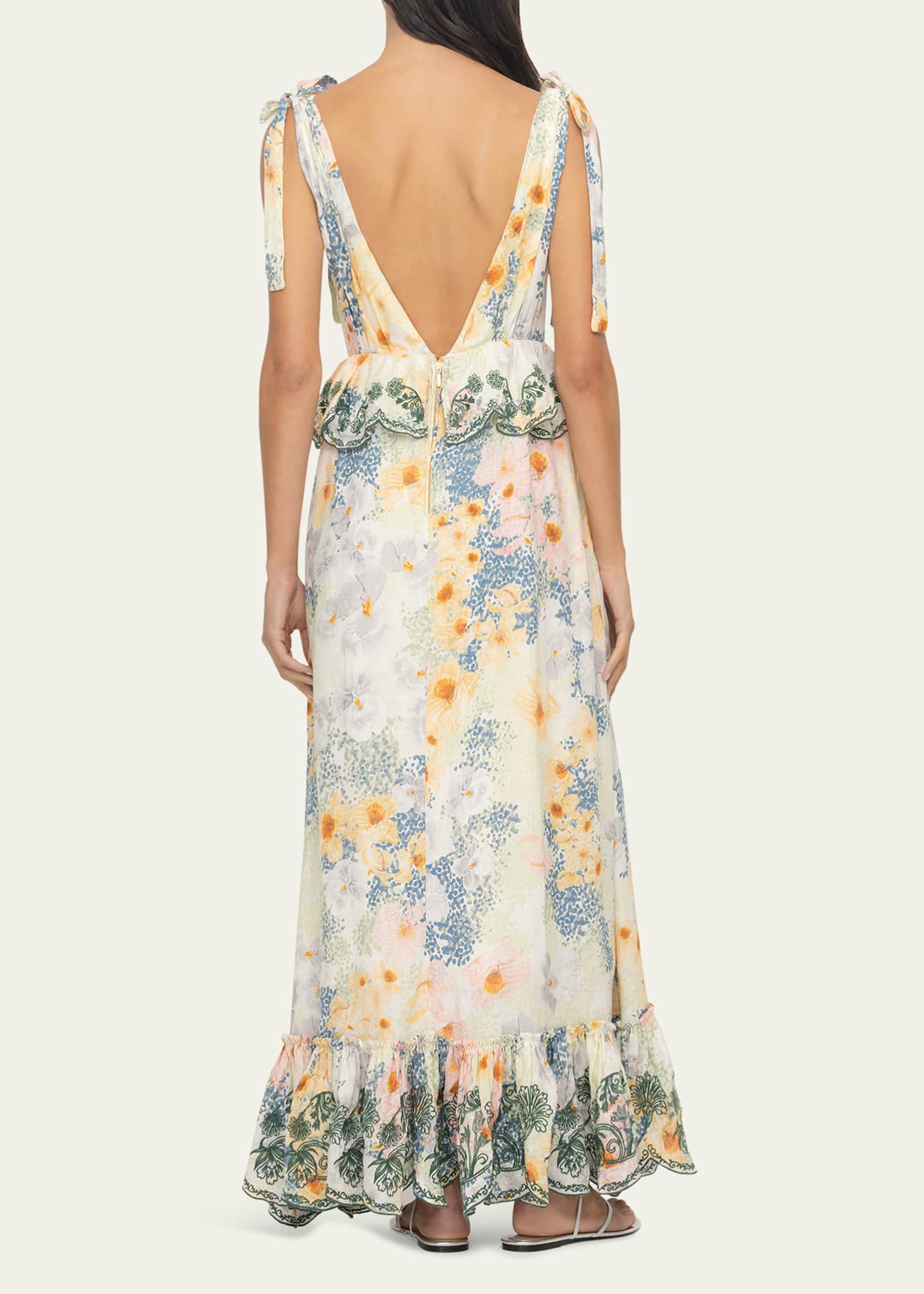Agua by Agua Bendita Floral Infinito Maxi Dress Image 3 of 4