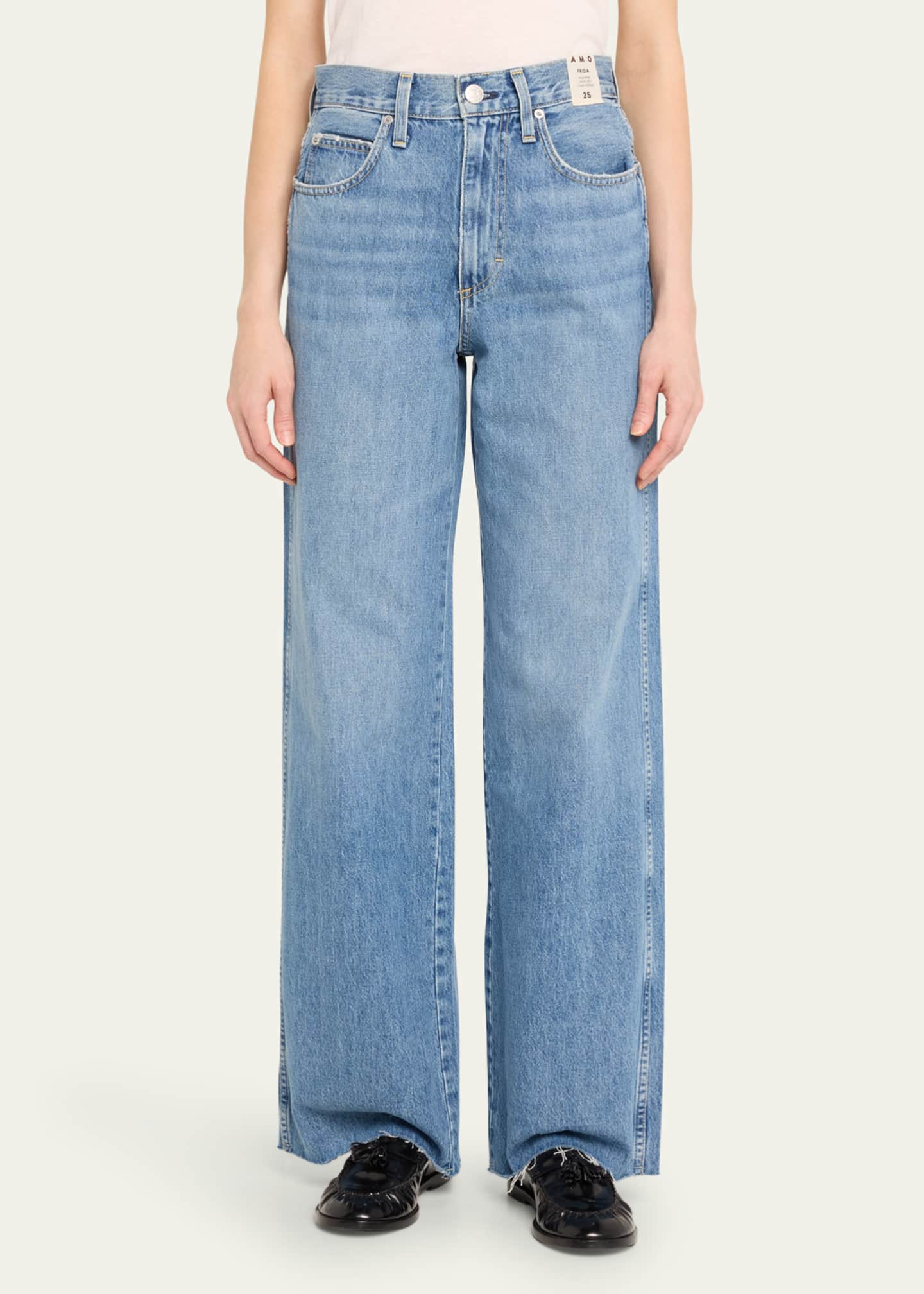 AMO Denim Frida Wide-Leg Jeans Image 4 of 5