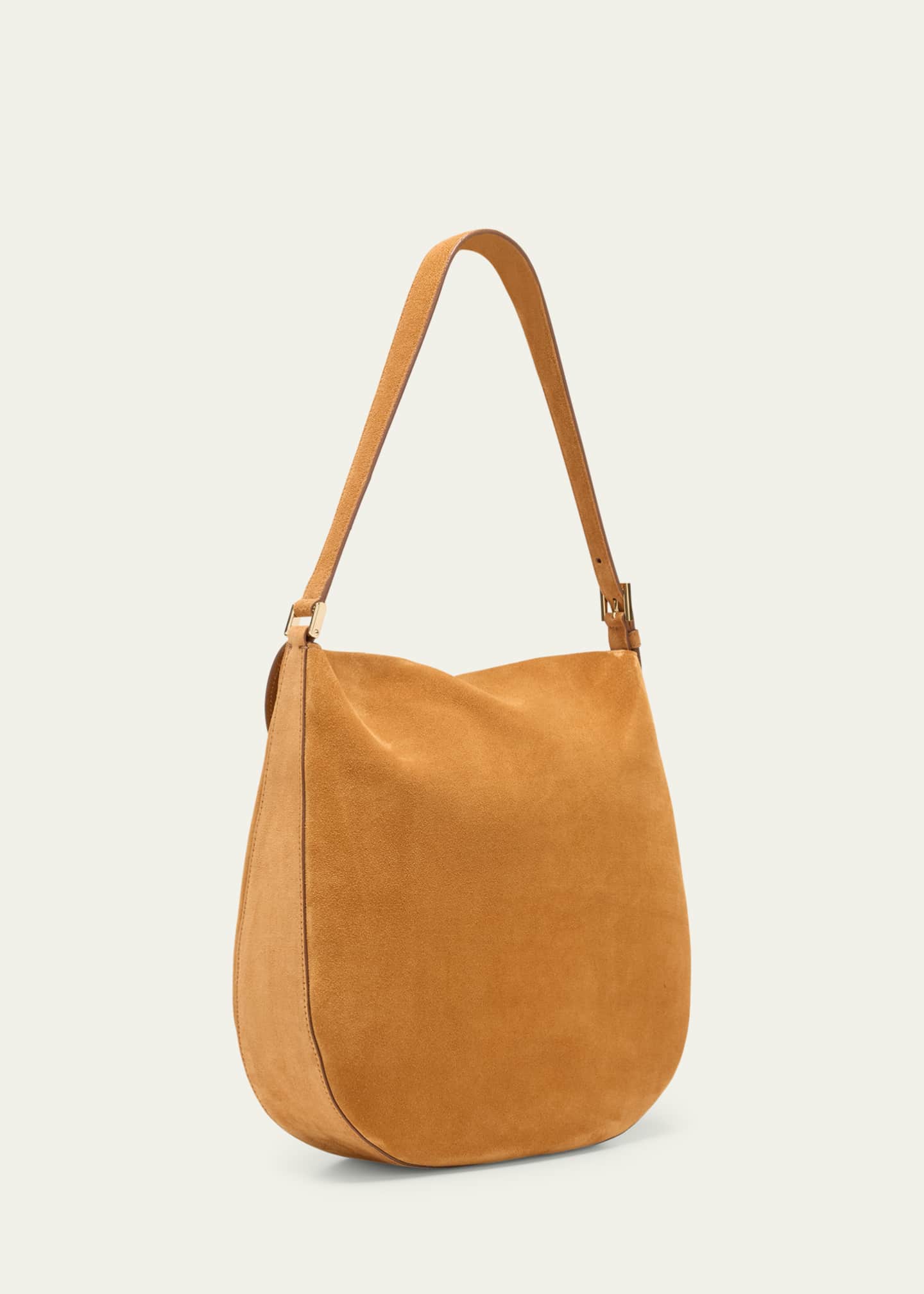 Savette Tondo Large Suede Hobo Bag Image 3 of 6
