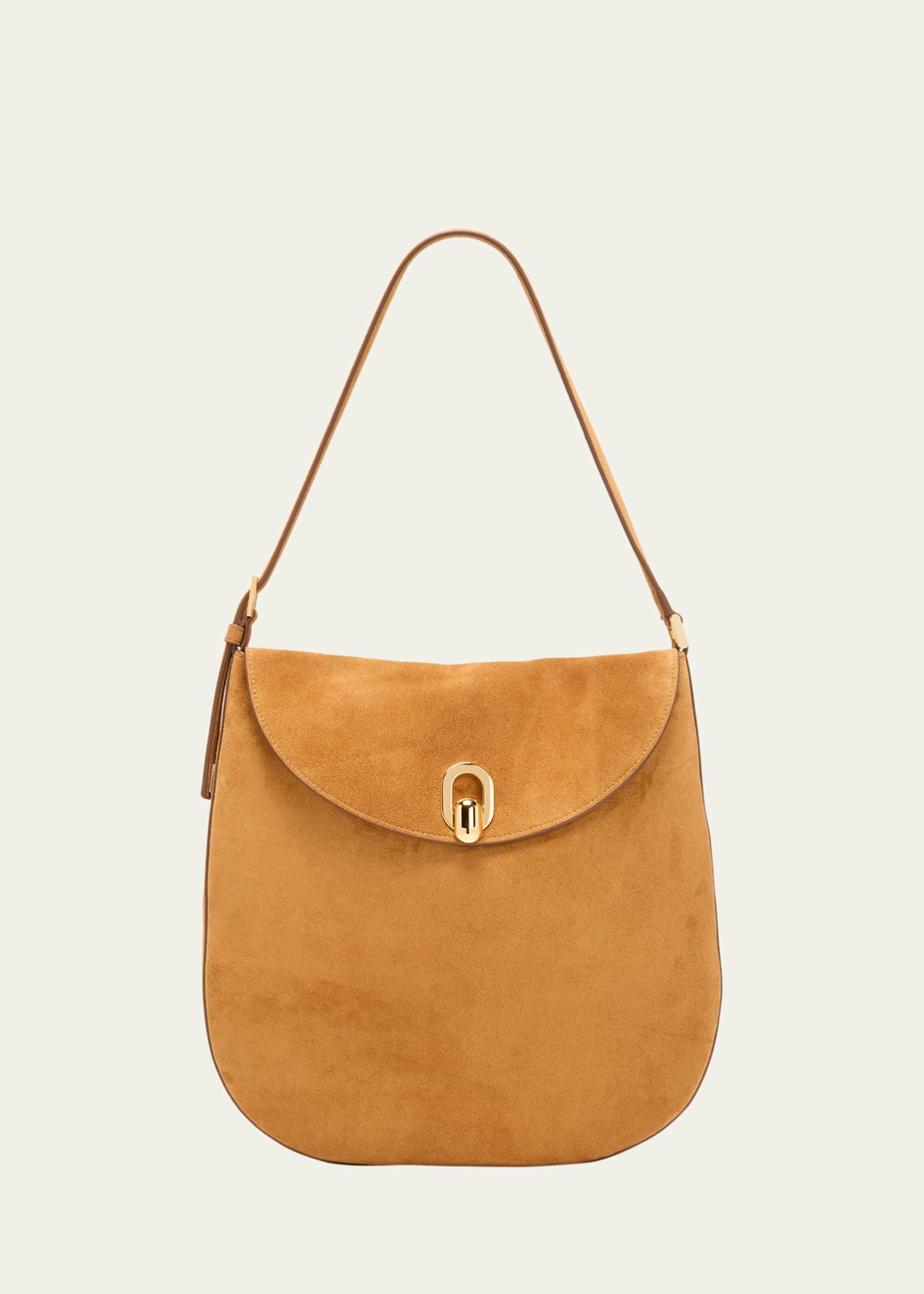 Savette Tondo Large Suede Hobo Bag Image 1 of 6