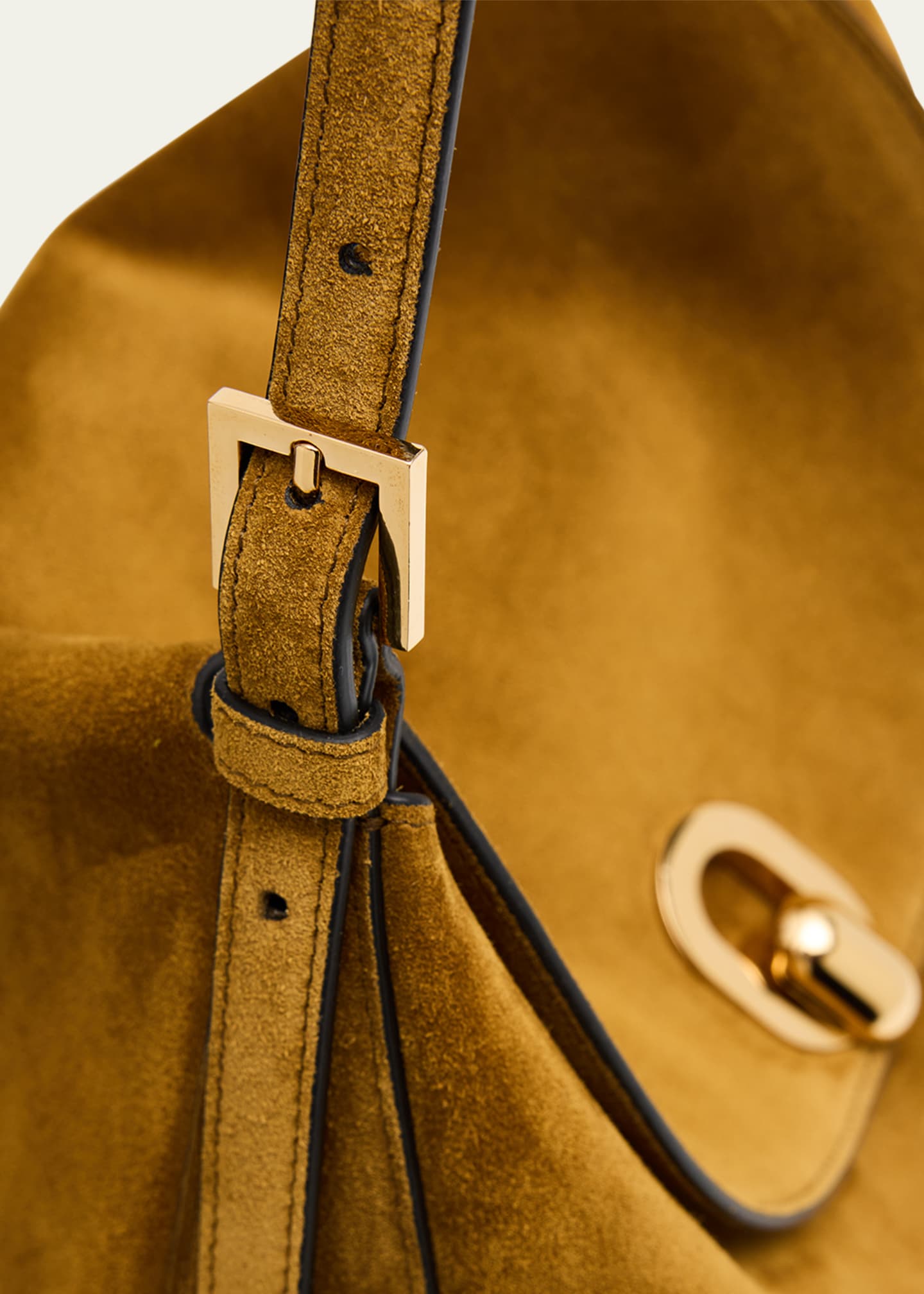 Savette Tondo Large Suede Hobo Bag Image 6 of 6