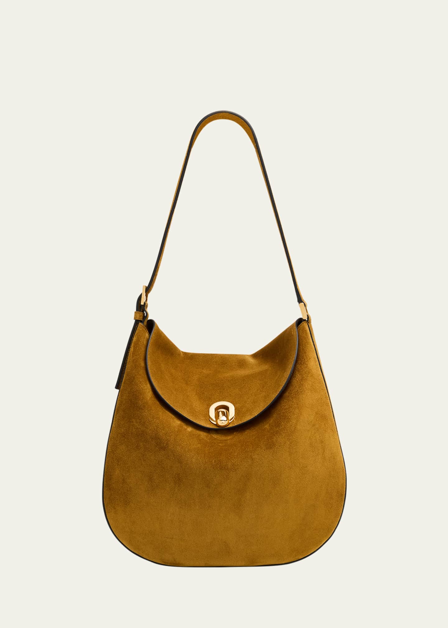 Savette Tondo Large Suede Hobo Bag Image 1 of 6