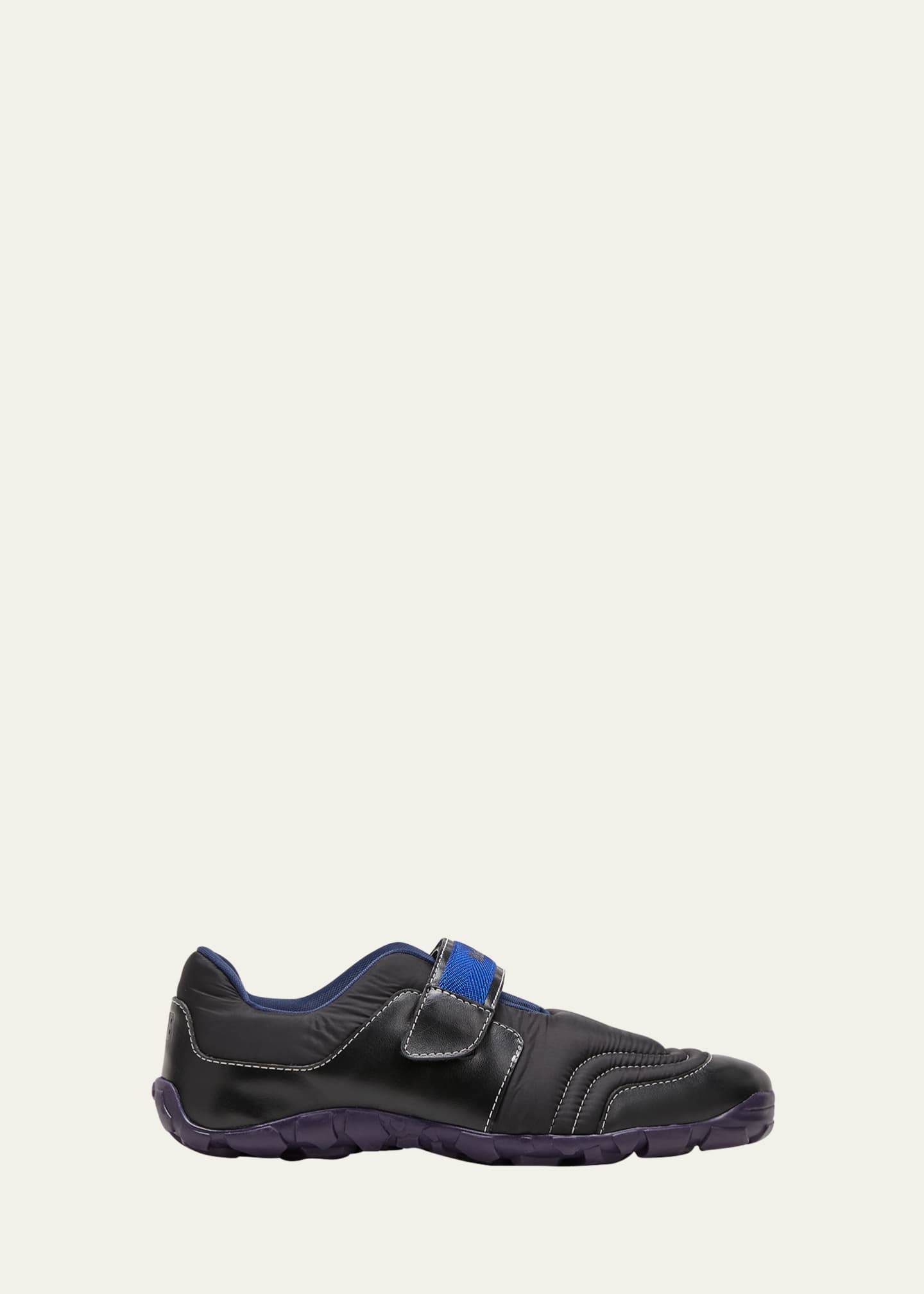 Wales Bonner Quilted Nylon Grip-Strap Runner Sneakers Image 1 of 3