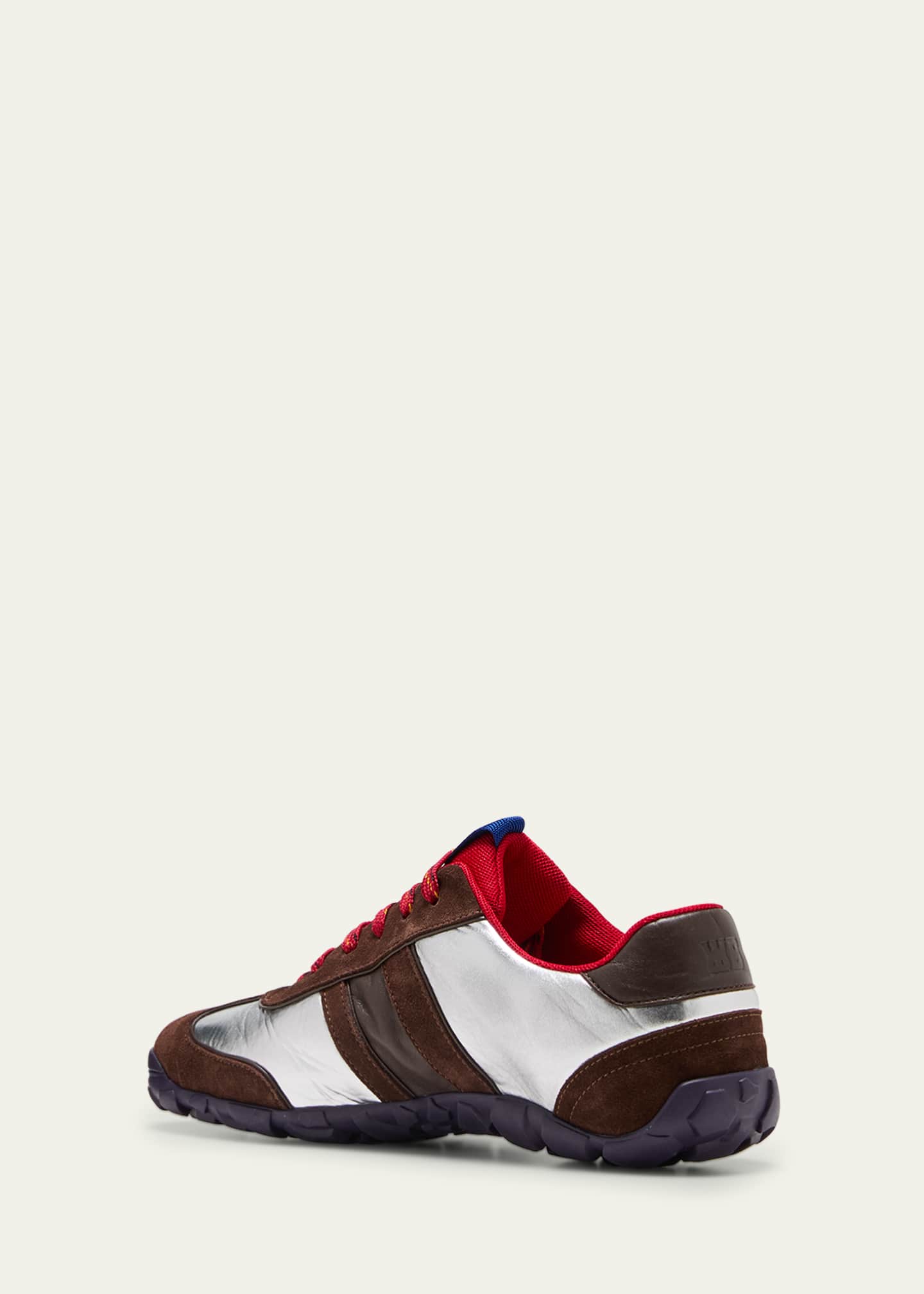 Wales Bonner Colorblock Runner Lace-Up Sneakers Image 2 of 3