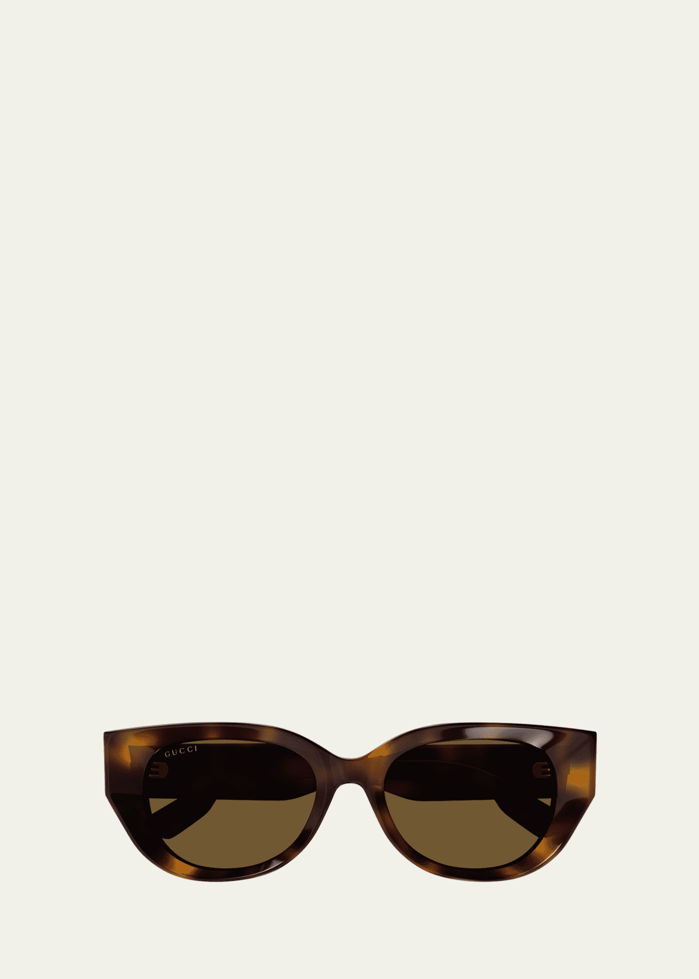 Gucci Beveled Recycled Acetate Cat-Eye Sunglasses - Bergdorf Goodman