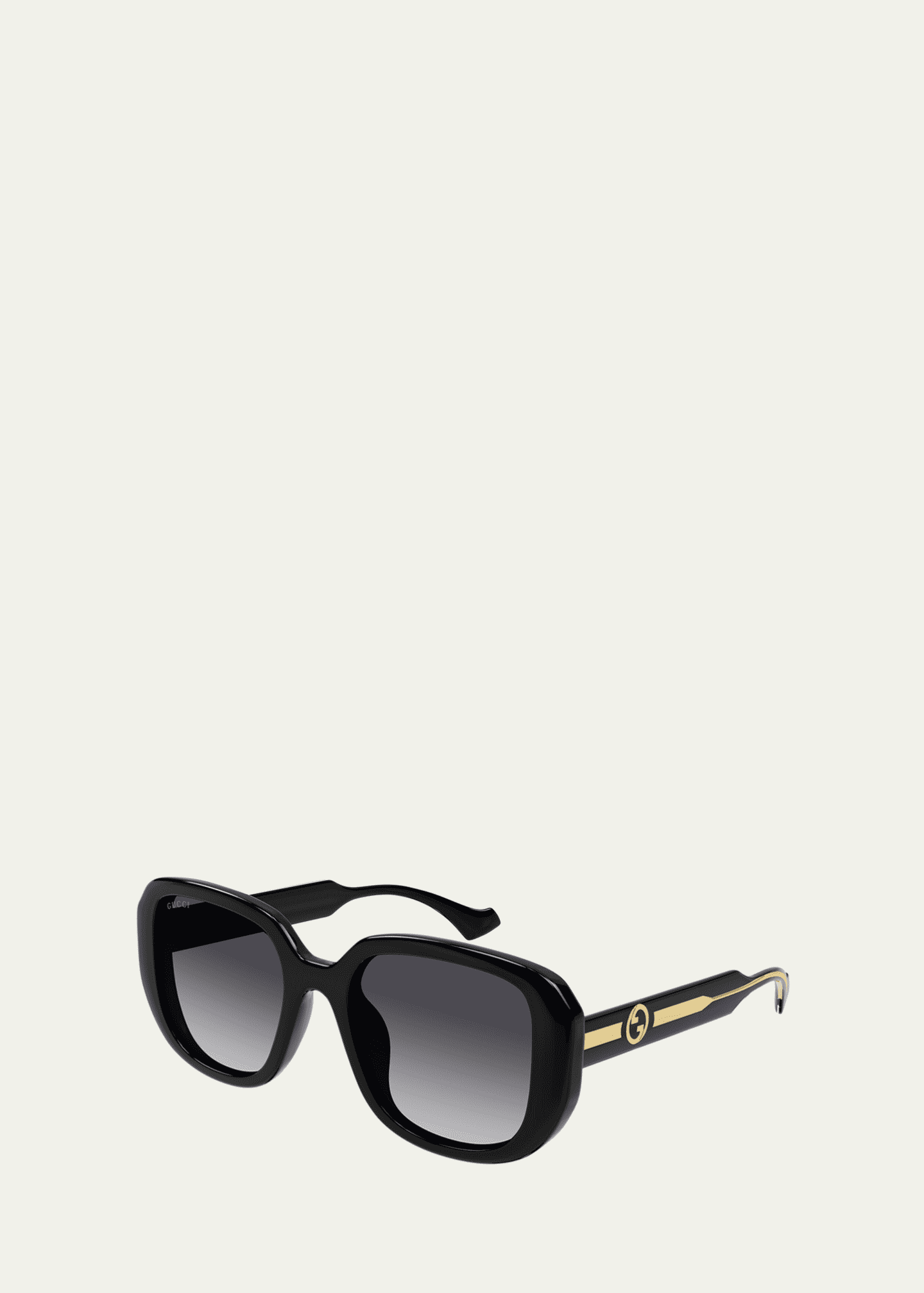 Gucci La Piscine Plastic Square Sunglasses - Bergdorf Goodman