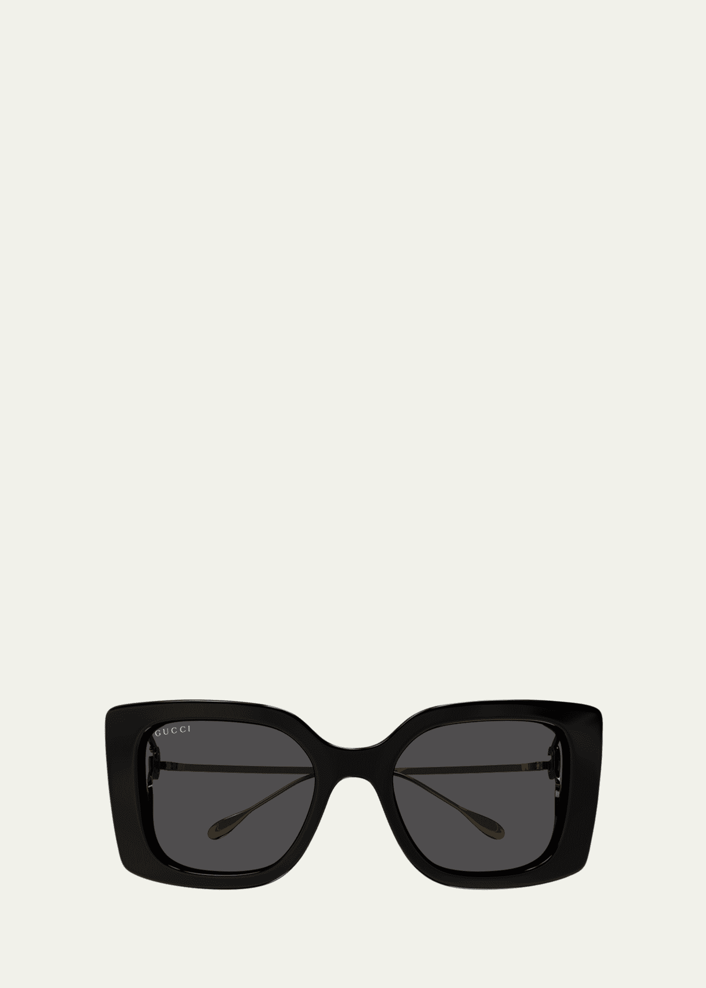 Gucci GG Mixed-Media Butterfly Sunglasses Image 1 of 2