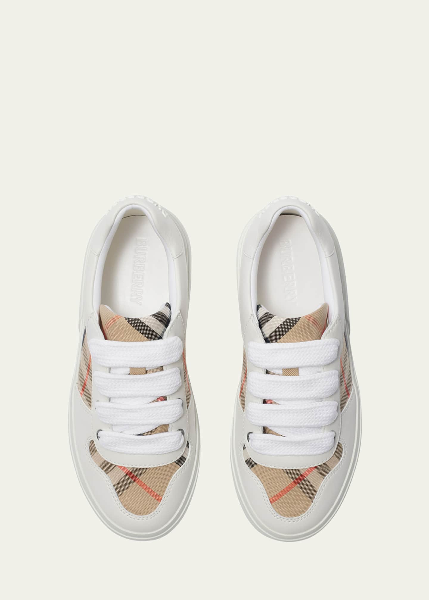 Burberry K1 NOAH LACE UP CHECK SNEAKER Image 2 of 4