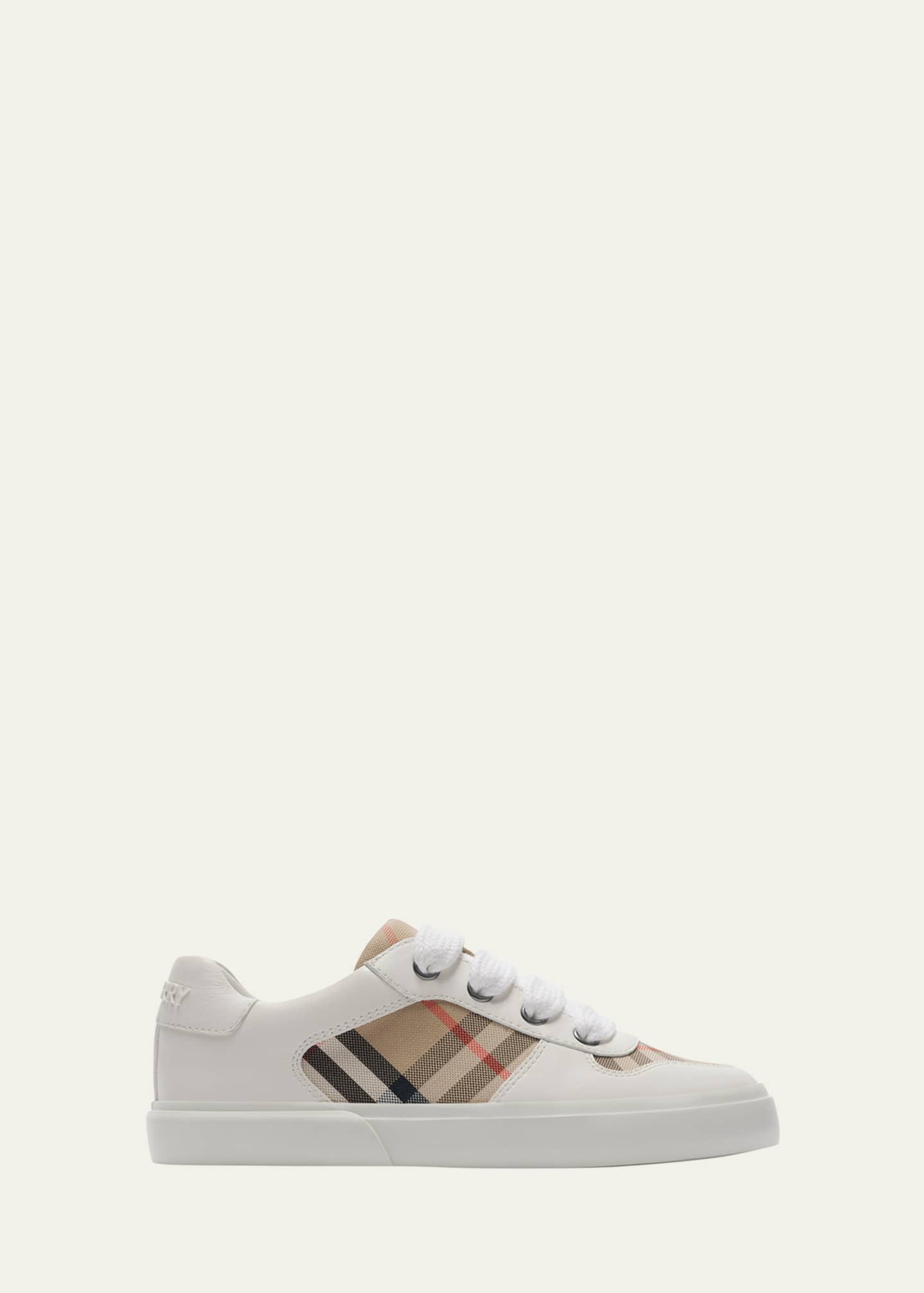 Burberry K1 NOAH LACE UP CHECK SNEAKER Image 1 of 4