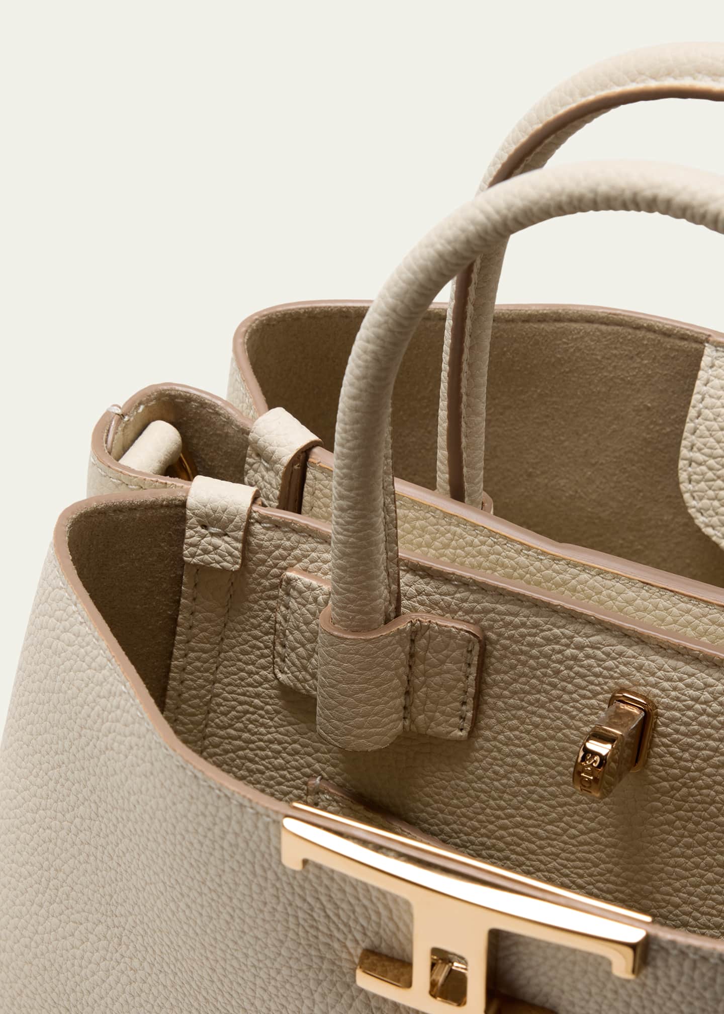 Small Leather T Timeless Tote Shopping Bag