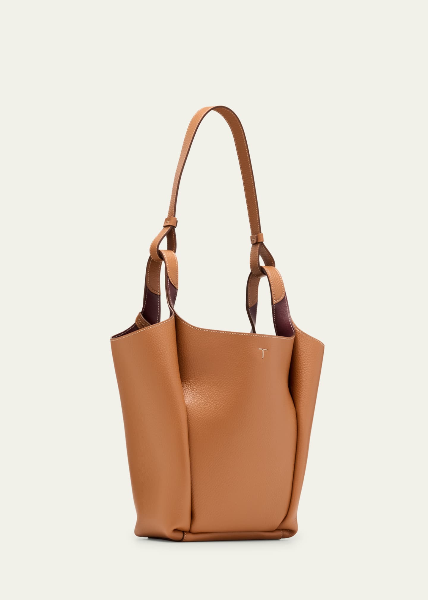 Tod's Small Grained Leather Bucket Bag Image 3 of 5